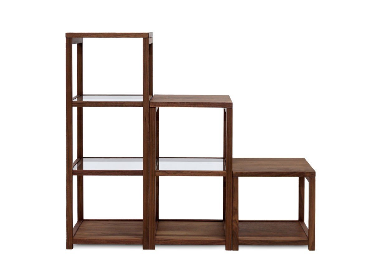 【マスターウォール/MASTERWAL / GOODS】のKAKTAS SHELF / カクタス シェルフ 3段 幅40cm(木棚) インテリア・キッズ・メンズ・レディースファッション・服の通販 founy(ファニー) 　送料無料　Free Shipping　おすすめ　Recommended / Our Picks　コンパクト　Compact, Small Size　シンプル　Simple, Minimal　スリム　Slim, Slim Fit　フィット　Fit, Slim Fit　フレーム　Frame, Outline　モダン　Modern, Contemporary　ホーム・キャンプ・アウトドア・お取り寄せ　Home Living / Home & Lifestyle / Camping Gear / Outdoor Camping　家具・インテリア　Home Furniture & Interior. Stylish & Functional Living Spaces　収納家具・キャビネット　Storage Furniture　シェルフ・オープンラック・収納棚　Open Shelf Rack　組合せ例:3段 幅40cm(ガラス棚)、2段 幅40cm(ガラス棚)、1段 幅40cm(木棚)|ID: prp329100004880456 ipo3291000000036425763