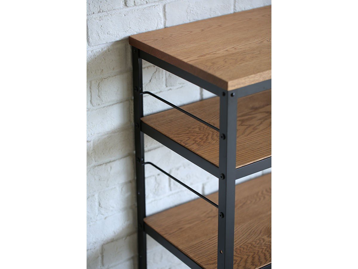 【ノットアンティークス/knot antiques / CRASH GATE / GOODS】のANTIS OPEN SHELF / アンティス オープンシェルフ ハイ 幅83cm(WFT-1) インテリア・キッズ・メンズ・レディースファッション・服の通販 founy(ファニー) 　おすすめ　Recommended / Our Picks　オイル　Body Oil　シンプル　Simple, Minimal　スタッズ　Studs, Metal Accents　ファブリック　Fabric, Textile　フレーム　Frame, Outline　モチーフ　Motif, Design Theme　ホーム・キャンプ・アウトドア・お取り寄せ　Home Living / Home & Lifestyle / Camping Gear / Outdoor Camping　家具・インテリア　Home Furniture & Interior. Stylish & Functional Living Spaces　収納家具・キャビネット　Storage Furniture　シェルフ・オープンラック・収納棚　Open Shelf Rack　サイドに桟パーツが6点付属。内向き、外向きのどちらにも取付け可能です。|ID: prp329100004880467 ipo3291000000036425919