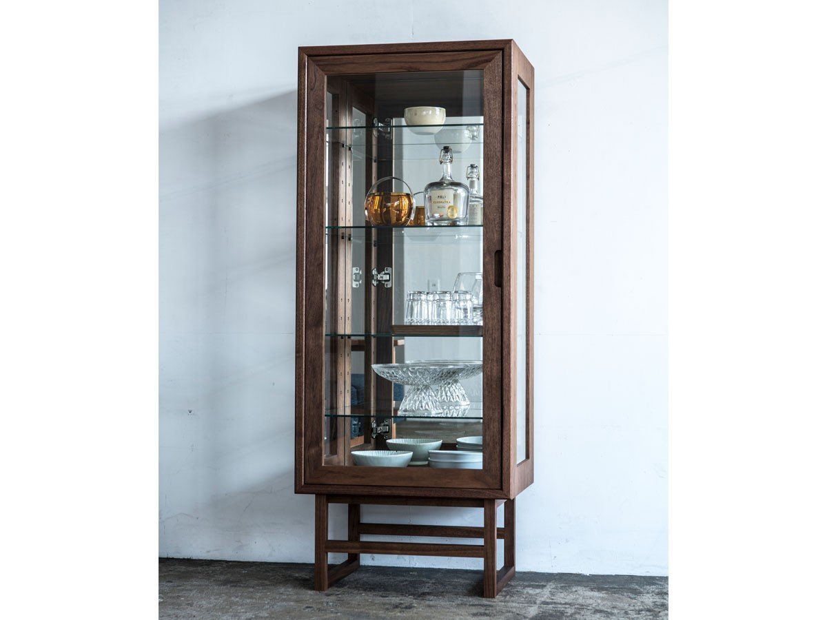 【松井木工/MATSUI MOKKO / GOODS】のsalvia CURIO CASE / サルビア キュリオケース 人気、トレンドファッション・服の通販 founy(ファニー) 　ヴィンテージ　Vintage Style　ガラス　Glass, Glassware　コレクション　Collection, Seasonal Line　シンプル　Simple, Minimal　スリム　Slim, Slim Fit　チェリー　Cherry, Cherry Pattern　モダン　Modern, Contemporary　ホーム・キャンプ・アウトドア・お取り寄せ　Home Living / Home & Lifestyle / Camping Gear / Outdoor Camping　家具・インテリア　Home Furniture & Interior. Stylish & Functional Living Spaces　収納家具・キャビネット　Storage Furniture　収納キャビネット・扉付き棚　Cabinet / Storage Cabinet　 other-1|ID: prp329100004880482 ipo3291000000036426097