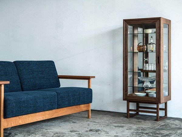 【松井木工/MATSUI MOKKO / GOODS】のsalvia CURIO CASE / サルビア キュリオケース インテリア・キッズ・メンズ・レディースファッション・服の通販 founy(ファニー) 　ヴィンテージ　Vintage Style　ガラス　Glass, Glassware　コレクション　Collection, Seasonal Line　シンプル　Simple, Minimal　スリム　Slim, Slim Fit　チェリー　Cherry, Cherry Pattern　モダン　Modern, Contemporary　ホーム・キャンプ・アウトドア・お取り寄せ　Home Living / Home & Lifestyle / Camping Gear / Outdoor Camping　家具・インテリア　Home Furniture & Interior. Stylish & Functional Living Spaces　収納家具・キャビネット　Storage Furniture　収納キャビネット・扉付き棚　Cabinet / Storage Cabinet　|ID: prp329100004880482 ipo3291000000036426100