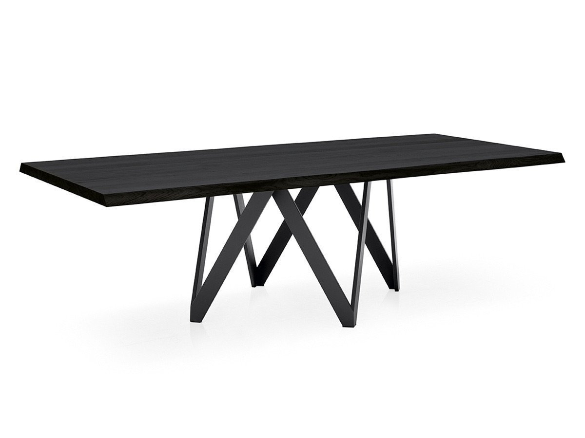 【カリガリス/Calligaris / GOODS】のCARTESIO / カルテジオ セラミック天板 CS/4092-FB 200 インテリア・キッズ・メンズ・レディースファッション・服の通販 founy(ファニー) 　おすすめ　Recommended / Our Picks　エレガント 上品　Elegant　テーブル　Table, Dining Table　マーブル　Marble, Marble Pattern　メタル　Metal, Metal Parts　モダン　Modern, Contemporary　ホーム・キャンプ・アウトドア・お取り寄せ　Home Living / Home & Lifestyle / Camping Gear / Outdoor Camping　家具・インテリア　Home Furniture & Interior. Stylish & Functional Living Spaces　テーブル　Dining, Coffee & Side Tables　ダイニングテーブル・食卓テーブル　Dining Tables　脚部カラー「P15 マットブラック」参考イメージ|ID: prp329100004880540 ipo3291000000036426850