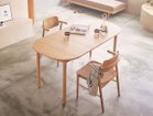 【シーヴ/SIEVE / GOODS】のnook extension dining table / ヌーク エクステンションダイニングテーブル 人気、トレンドファッション・服の通販 founy(ファニー) テーブル Table, Dining Table フォルム Silhouette, Form ラウンド Round, Round Neck ホーム・キャンプ・アウトドア・お取り寄せ Home Living / Home & Lifestyle / Camping Gear / Outdoor Camping 家具・インテリア Home Furniture & Interior. Stylish & Functional Living Spaces テーブル Dining, Coffee & Side Tables ダイニングテーブル・食卓テーブル Dining Tables thumbnail 伸長時(幅160cm)の使用イメージ|ID: prp329100004880569 ipo3291000000036427209