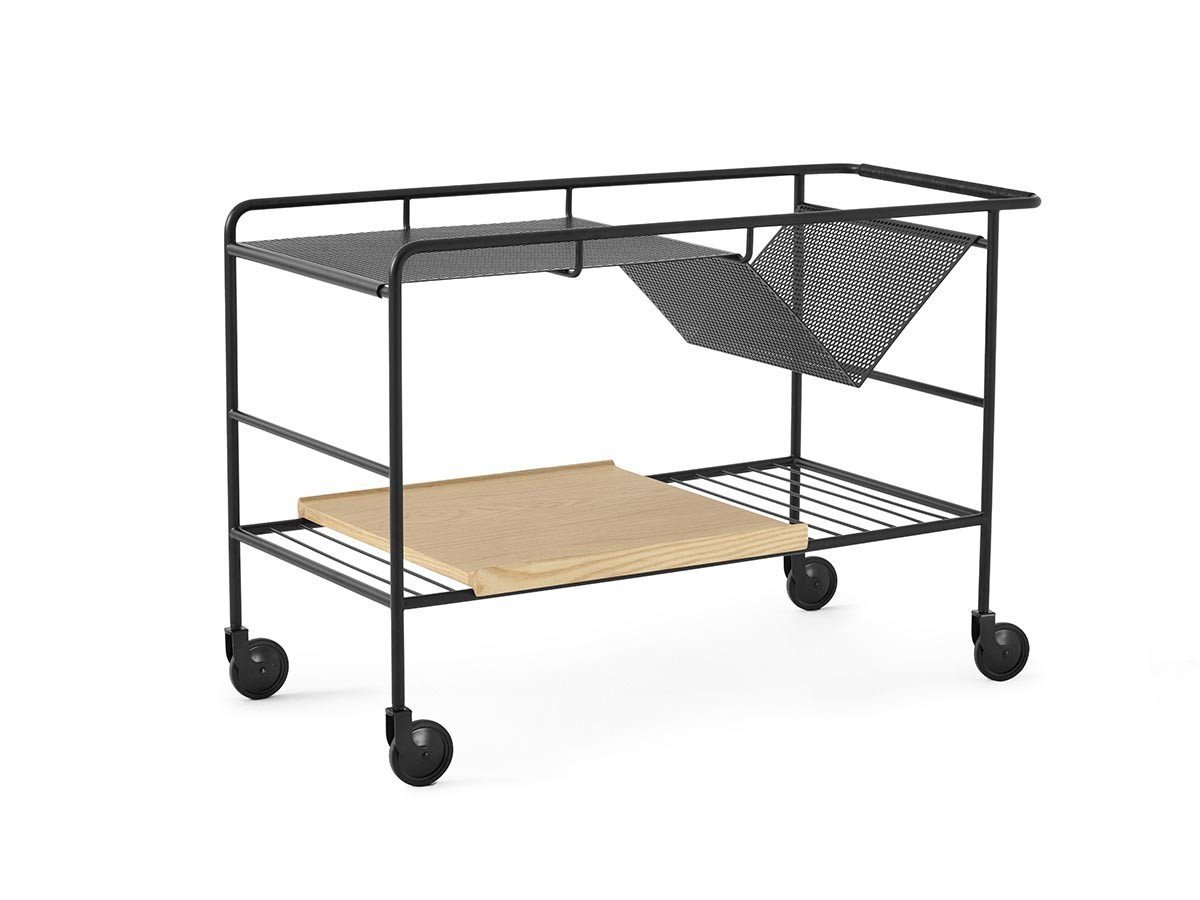 【アンドトラディション/&Tradition / GOODS】のAlima Trolley NDS1 / アリマ トローリー NDS1 インテリア・キッズ・メンズ・レディースファッション・服の通販 founy(ファニー) 　送料無料　Free Shipping　コレクション　Collection, Seasonal Line　コンパクト　Compact, Small Size　デスク　Desk, Work Desk　フレーム　Frame, Outline　雑誌　Magazine, Fashion Magazine　ホーム・キャンプ・アウトドア・お取り寄せ　Home Living / Home & Lifestyle / Camping Gear / Outdoor Camping　キッチン・ダイニング　Kitchen & Dining Essentials. Stylish & Functional Tableware　キッチン収納　Kitchen Storage　キッチン収納・食器棚・レンジ台　Kitchen Cabinet　マットブラック / オーク|ID: prp329100004881552 ipo3291000000036435979