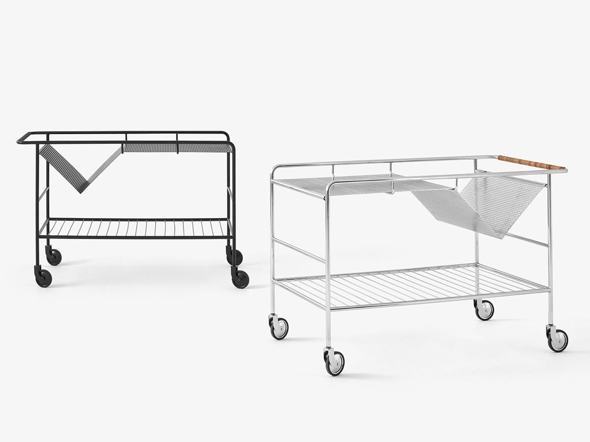 【アンドトラディション/&Tradition / GOODS】のAlima Trolley NDS1 / アリマ トローリー NDS1 インテリア・キッズ・メンズ・レディースファッション・服の通販 founy(ファニー) 　送料無料　Free Shipping　コレクション　Collection, Seasonal Line　コンパクト　Compact, Small Size　デスク　Desk, Work Desk　フレーム　Frame, Outline　雑誌　Magazine, Fashion Magazine　ホーム・キャンプ・アウトドア・お取り寄せ　Home Living / Home & Lifestyle / Camping Gear / Outdoor Camping　キッチン・ダイニング　Kitchen & Dining Essentials. Stylish & Functional Tableware　キッチン収納　Kitchen Storage　キッチン収納・食器棚・レンジ台　Kitchen Cabinet　トレイは取外しが可能です。|ID: prp329100004881552 ipo3291000000036435988