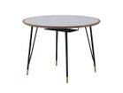【ノラ/nora / GOODS】のMARURU DINING TABLE / マルル ダイニングテーブル メラミン天板 ホワイト、天板下ラック:アイアンラック|ID: prp329100004881624 ipo3291000000036436618