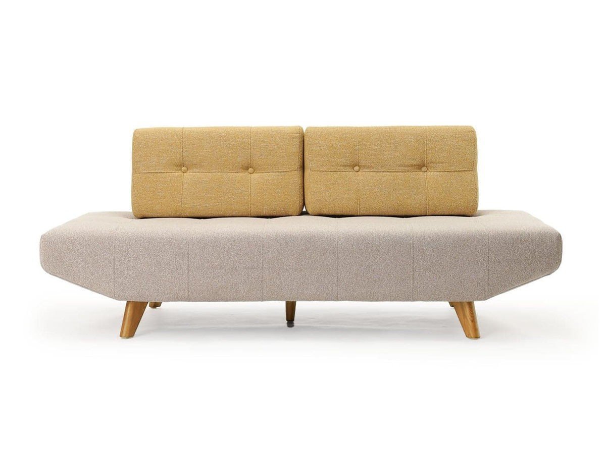【ジャーナルスタンダード ファニチャー/journal standard Furniture / GOODS】のPLAYA SOFA / プラヤ ソファ ベース 幅180cm + 背クッション L 2点 インテリア・キッズ・メンズ・レディースファッション・服の通販 founy(ファニー) 　クッション　Cushion, Throw Pillow　シンプル　Simple, Minimal　フォルム　Silhouette, Form　ホーム・キャンプ・アウトドア・お取り寄せ　Home Living / Home & Lifestyle / Camping Gear / Outdoor Camping　家具・インテリア　Home Furniture & Interior. Stylish & Functional Living Spaces　ソファー　Couches & Sofas　ベース張地:ベージュ、背クッション張地:イエロー|ID: prp329100004881700 ipo3291000000036437176