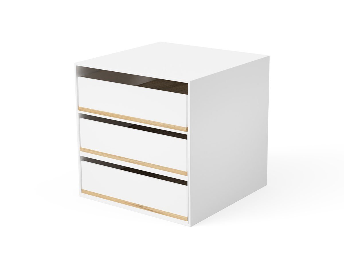 【スティール/stiiilll / GOODS】のBox caseS set / ボックス ケースSセット インテリア・キッズ・メンズ・レディースファッション・服の通販 founy(ファニー) 　送料無料　Free Shipping　シンプル　Simple, Minimal　ボックス　Boxy, Box Shape　ホーム・キャンプ・アウトドア・お取り寄せ　Home Living / Home & Lifestyle / Camping Gear / Outdoor Camping　家具・インテリア　Home Furniture & Interior. Stylish & Functional Living Spaces　収納家具・キャビネット　Storage Furniture　シェルフ・オープンラック・収納棚　Open Shelf Rack　ホワイト、引出し:3段セット|ID: prp329100004881872 ipo3291000000036438670