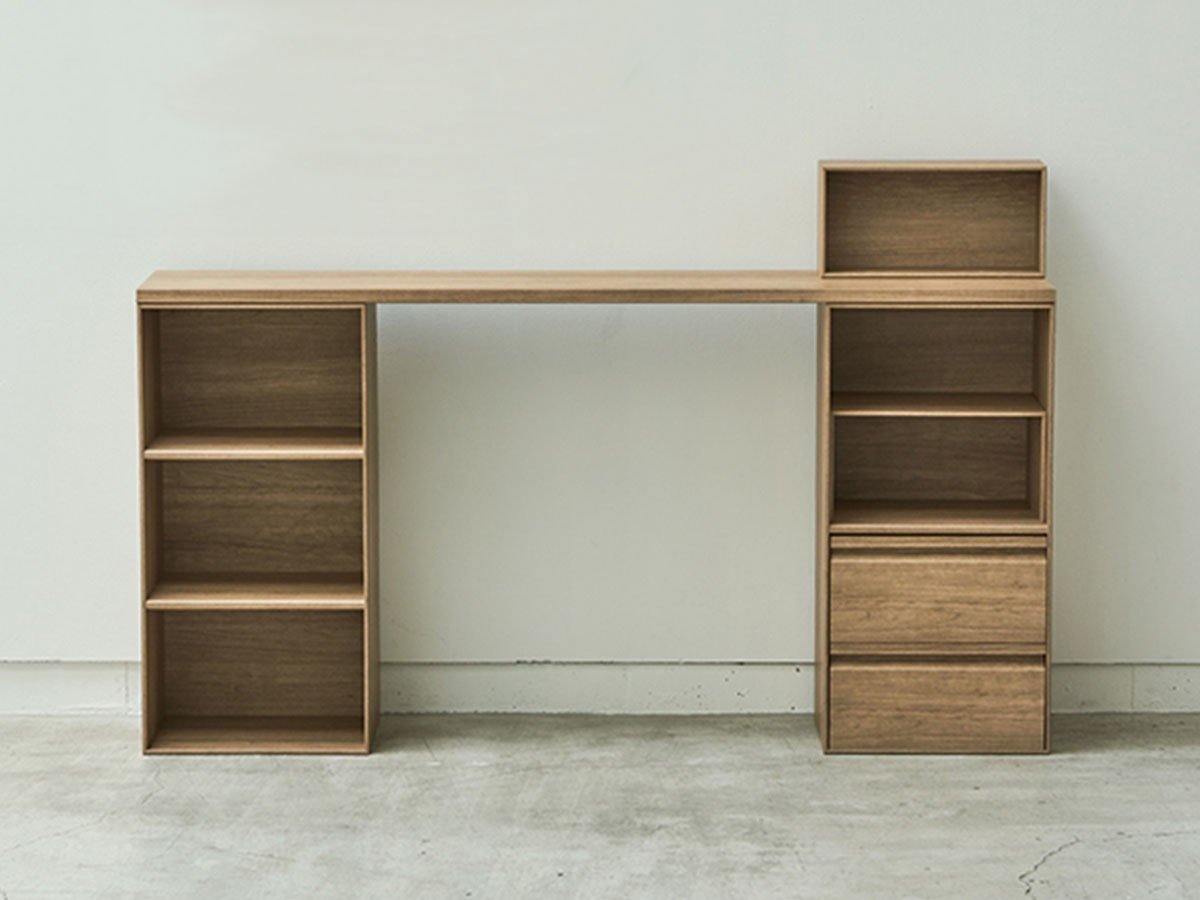 【フライミー ベーシック/FLYMEe BASIC / GOODS】のStorage Box + Desk / ストレージボックス コンビネーションE インテリア・キッズ・メンズ・レディースファッション・服の通販 founy(ファニー) 　インナー　Innerwear　スクエア　Square, Square Shape　スリム　Slim, Slim Fit　デスク　Desk, Work Desk　ハーフ　Half, Half-Length　フレーム　Frame, Outline　ボックス　Boxy, Box Shape　送料無料　Free Shipping　ホーム・キャンプ・アウトドア・お取り寄せ　Home Living / Home & Lifestyle / Camping Gear / Outdoor Camping　家具・インテリア　Home Furniture & Interior. Stylish & Functional Living Spaces　収納家具・キャビネット　Storage Furniture　セット内容:スクエア 2マス、スリム 3マス、ハーフ薄型、引出しセット、コの字棚板、レッグ L|ID: prp329100004882229 ipo3291000000036441708