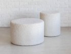 【クラッシュゲート/CRASH GATE / GOODS】のDOT STOOL / ドット スツール 直径60cm(ブークレ) 左:本商品、右:サイズ違いの「直径40cm」|ID: prp329100004882299 ipo3291000000036869485