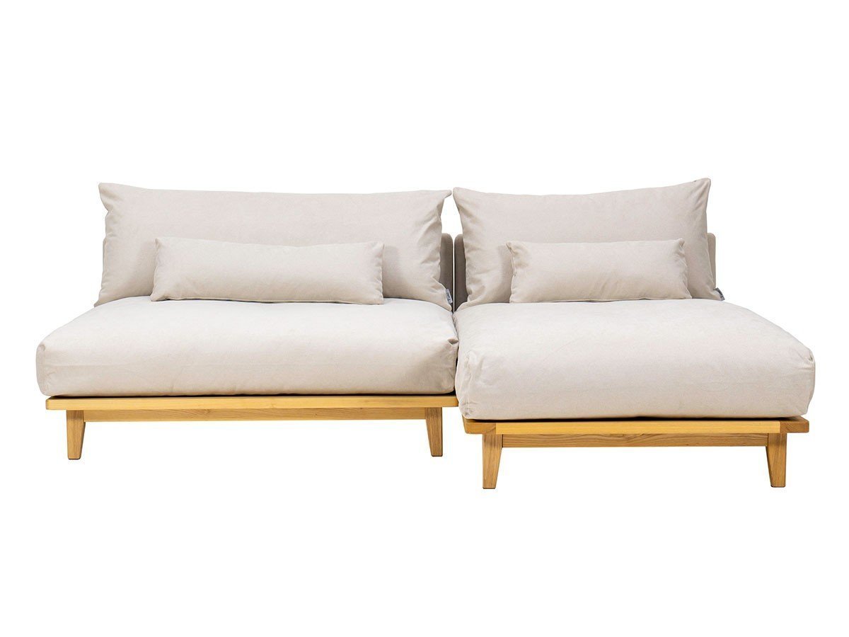 【フミ/Fumi / GOODS】の幸せになるソファ / 幸せになるソファ ワイド + ロング インテリア・キッズ・メンズ・レディースファッション・服の通販 founy(ファニー) 　クッション　Cushion, Throw Pillow　スマート　Smart, Elegant　テーブル　Table, Dining Table　フェザー　Feather, Feather Detail　フェルト　Felt, Felt Fabric　ロング　Long, Long-Length　ワイド　Wide, Wide Fit　おすすめ　Recommended / Our Picks　ホーム・キャンプ・アウトドア・お取り寄せ　Home Living / Home & Lifestyle / Camping Gear / Outdoor Camping　家具・インテリア　Home Furniture & Interior. Stylish & Functional Living Spaces　その他 インテリア雑貨、家具　Home Decor & Furniture Extras　張地:ベージュ(FLYMEe限定)、肘用テーブル:不要|ID: prp329100004883077 ipo3291000000036450274