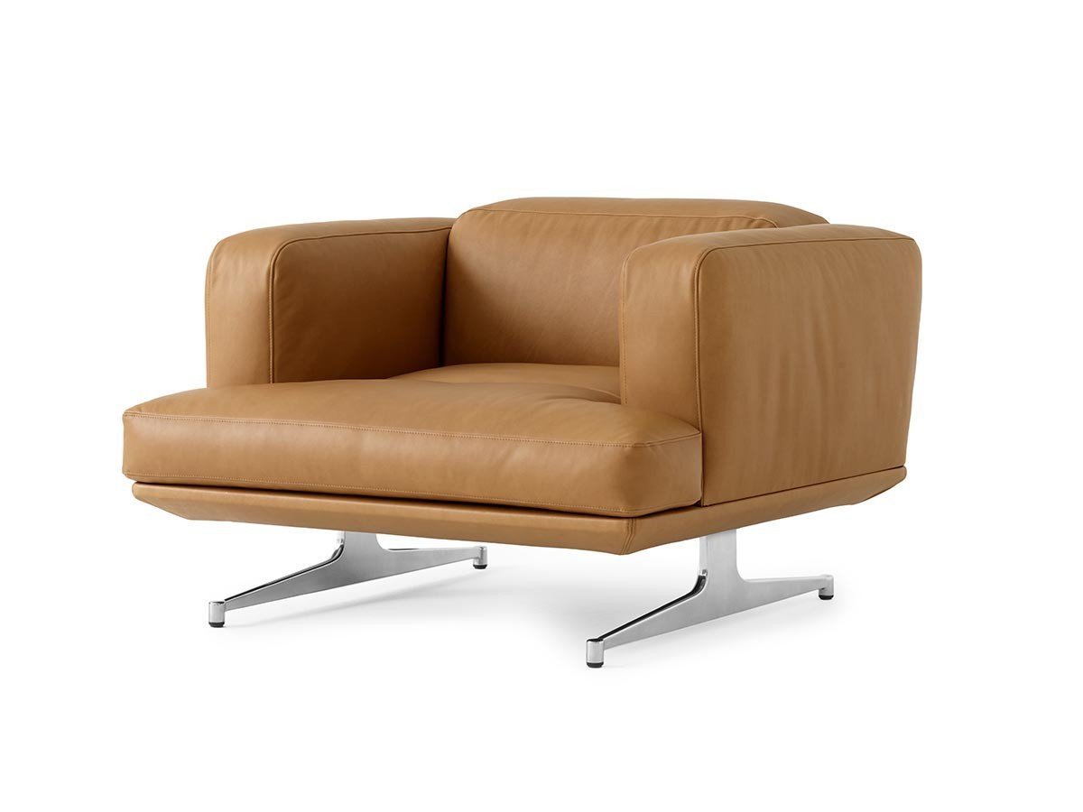 【アンドトラディション/&Tradition / GOODS】のInland AV21 / インランド AV21 インテリア・キッズ・メンズ・レディースファッション・服の通販 founy(ファニー) 　エレガント 上品　Elegant　フォルム　Silhouette, Form　フレーム　Frame, Outline　リラックス　Relax, Relaxed Fit　ワーク　Workwear, Utility Style　ホーム・キャンプ・アウトドア・お取り寄せ　Home Living / Home & Lifestyle / Camping Gear / Outdoor Camping　家具・インテリア　Home Furniture & Interior. Stylish & Functional Living Spaces　その他 インテリア雑貨、家具　Home Decor & Furniture Extras　張地:ノーブル コニャック(レザー2)、脚部ポリッシュアルミニウム|ID: prp329100004883338 ipo3291000000036452574