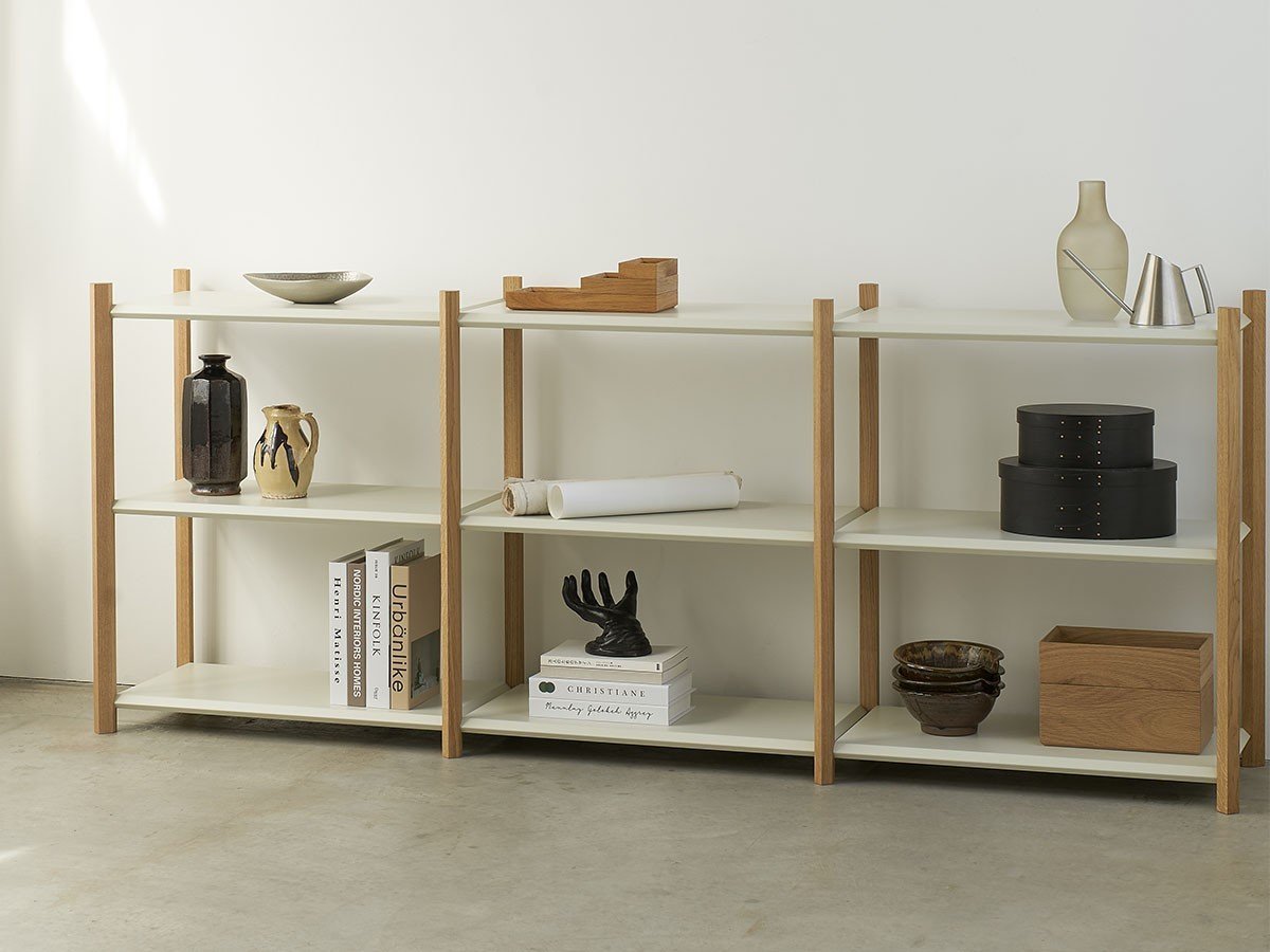 【フルクラム/Fulcrum / GOODS】のBaguette shelf 3shelves / バゲットシェルフ 3段 × 1列 インテリア・キッズ・メンズ・レディースファッション・服の通販 founy(ファニー) 　シルバー　Silver, Metallic Silver　シンプル　Simple, Minimal　テクスチャー　Texture, Textured Fabric　メタリック　Metallic, Shiny Finish　送料無料　Free Shipping　ホーム・キャンプ・アウトドア・お取り寄せ　Home Living / Home & Lifestyle / Camping Gear / Outdoor Camping　家具・インテリア　Home Furniture & Interior. Stylish & Functional Living Spaces　収納家具・キャビネット　Storage Furniture　シェルフ・オープンラック・収納棚　Open Shelf Rack　別売りの連結パーツを用いることで横方向への連結が可能です。ご希望の方は弊社までお問い合わせください。|ID: prp329100004883591 ipo3291000000036455092