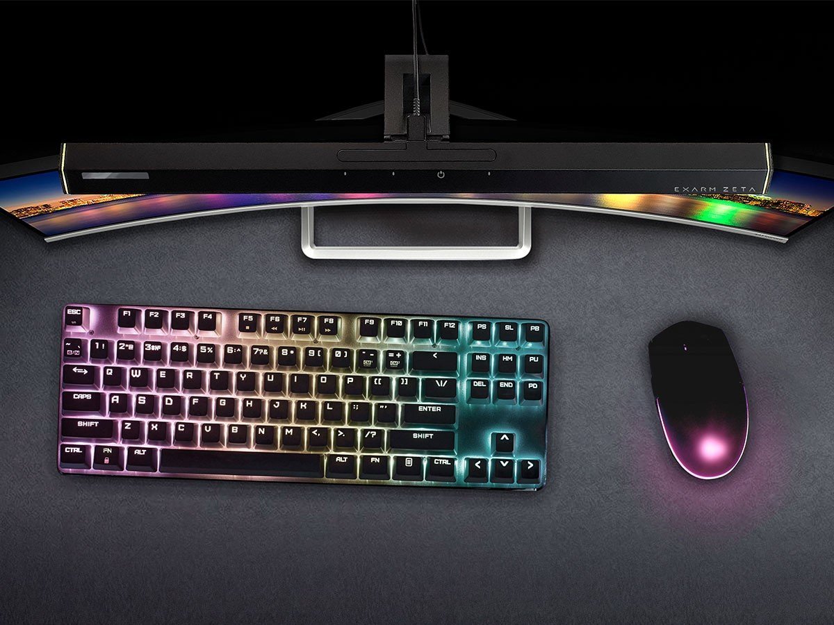 【フライミーワーク/FLYMEe Work / GOODS】のLED DESK LIGHT / LEDデスクライト #112046 インテリア・キッズ・メンズ・レディースファッション・服の通販 founy(ファニー) 　スタイリッシュ　Stylish, Fashionable　スプリング　Spring, Spring Collection　スポーツ　Sports, Activewear　スマート　Smart, Elegant　デスク　Desk, Work Desk　フェイス　Face, Facial Design　送料無料　Free Shipping　日本製　Made In Japan　ホーム・キャンプ・アウトドア・お取り寄せ　Home Living / Home & Lifestyle / Camping Gear / Outdoor Camping　家具・インテリア　Home Furniture & Interior. Stylish & Functional Living Spaces　ライト・照明　Lamps & Lighting Fixtures　デスクライト・卓上照明　Desk Lamp / Table Lamp / Study Light　ゲーム中の気分を盛り上げる7色のイルミネーション機能。|ID: prp329100004885372 ipo3291000000036470433