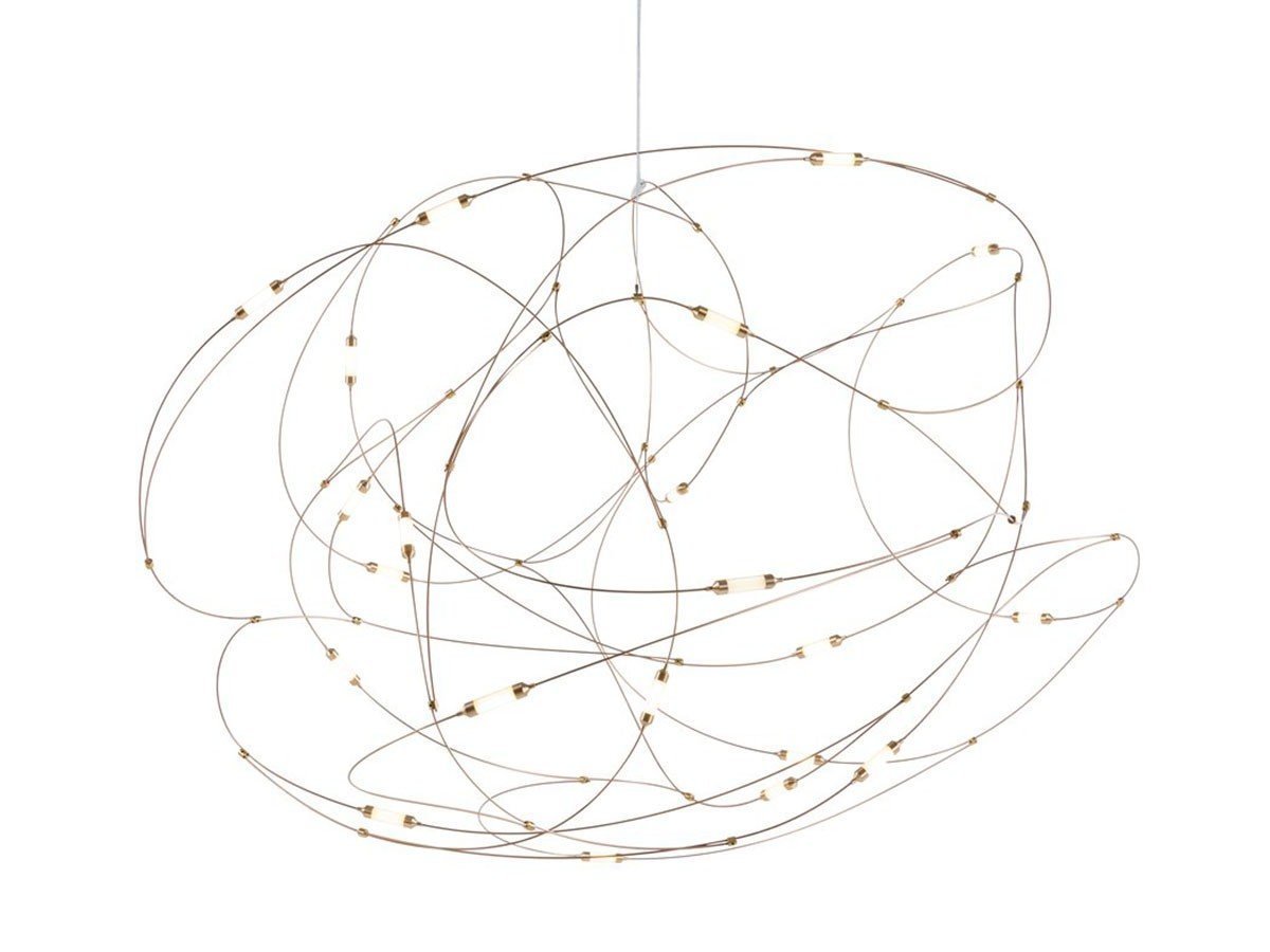 【モーイ/moooi / GOODS】のFlock of Light 21 / フロックオブライト 21 インテリア・キッズ・メンズ・レディースファッション・服の通販 founy(ファニー) 　送料無料　Free Shipping　ガラス　Glass, Glassware　ランダム　Random, Irregular　ワイヤー　Wire, Wired Bra　ホーム・キャンプ・アウトドア・お取り寄せ　Home Living / Home & Lifestyle / Camping Gear / Outdoor Camping　家具・インテリア　Home Furniture & Interior. Stylish & Functional Living Spaces　ライト・照明　Lamps & Lighting Fixtures　ペンダントライト・吊り下げ照明　Pendant Light / Hanging Light Fixture　ランダムな立体配置で方向性が無く、どの方向、どの高さから見てもその美しさを楽しめます。|ID: prp329100004885567 ipo3291000000036472347