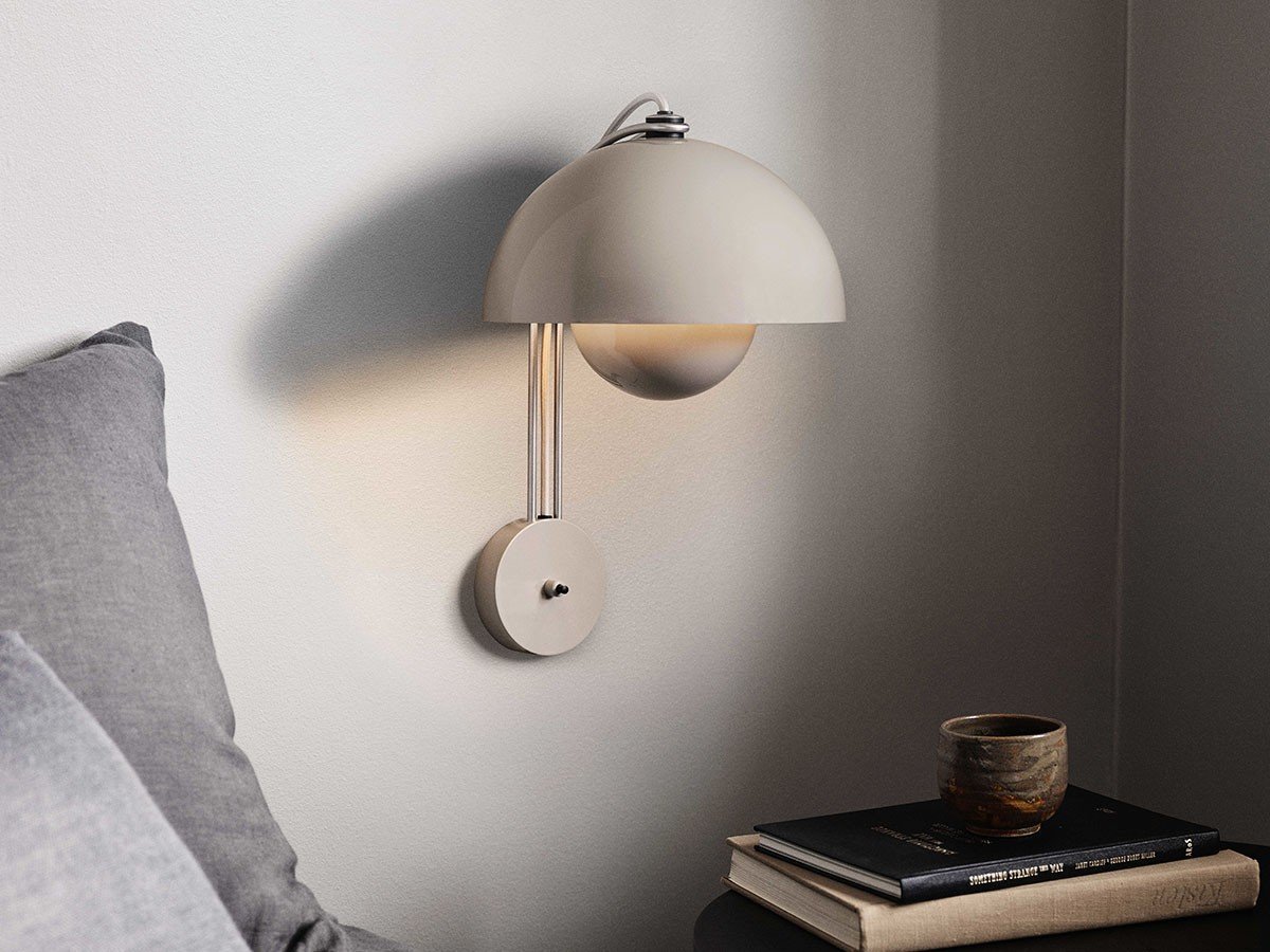 【アンドトラディション/&Tradition / GOODS】のFlowerpot Wall Lamp VP8 / フラワーポット ウォールランプ VP8 インテリア・キッズ・メンズ・レディースファッション・服の通販 founy(ファニー) 　送料無料　Free Shipping　フラワー　Flower, Floral　ホーム・キャンプ・アウトドア・お取り寄せ　Home Living / Home & Lifestyle / Camping Gear / Outdoor Camping　家具・インテリア　Home Furniture & Interior. Stylish & Functional Living Spaces　ライト・照明　Lamps & Lighting Fixtures　グレーベージュ|ID: prp329100004885764 ipo3291000000036473899