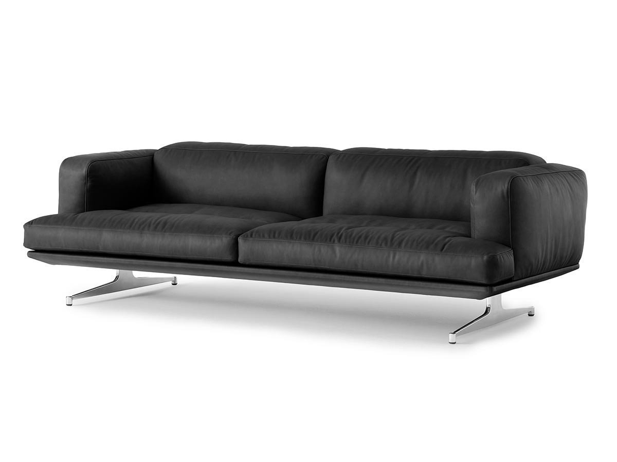 【アンドトラディション/&Tradition / GOODS】のInland AV23 / インランド AV23 インテリア・キッズ・メンズ・レディースファッション・服の通販 founy(ファニー) 　エレガント 上品　Elegant　フォルム　Silhouette, Form　フレーム　Frame, Outline　リラックス　Relax, Relaxed Fit　ワーク　Workwear, Utility Style　ホーム・キャンプ・アウトドア・お取り寄せ　Home Living / Home & Lifestyle / Camping Gear / Outdoor Camping　家具・インテリア　Home Furniture & Interior. Stylish & Functional Living Spaces　その他 インテリア雑貨、家具　Home Decor & Furniture Extras　張地:ノーブル ブラック(レザー2)、脚部ポリッシュアルミニウム|ID: prp329100004885832 ipo3291000000036474545