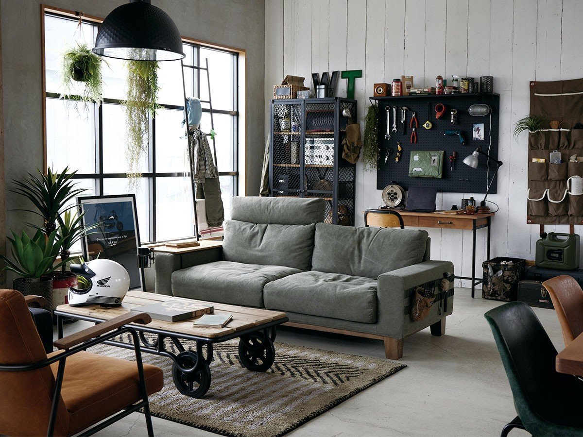 【クラッシュゲート/CRASH GATE / GOODS】のBARRETT SOFA / バレット 2.5人掛けソファ インテリア・キッズ・メンズ・レディースファッション・服の通販 founy(ファニー) 　キャンバス　Canvas, Canvas Fabric　クッション　Cushion, Throw Pillow　テーブル　Table, Dining Table　フェザー　Feather, Feather Detail　ポーチ　Pouch, Small Case　リラックス　Relax, Relaxed Fit　ルーズ　Loose, Oversized　ループ　Loop, Loop Knit　ホーム・キャンプ・アウトドア・お取り寄せ　Home Living / Home & Lifestyle / Camping Gear / Outdoor Camping　家具・インテリア　Home Furniture & Interior. Stylish & Functional Living Spaces　ソファー　Couches & Sofas　参考イメージ|ID: prp329100004885899 ipo3291000000036475508