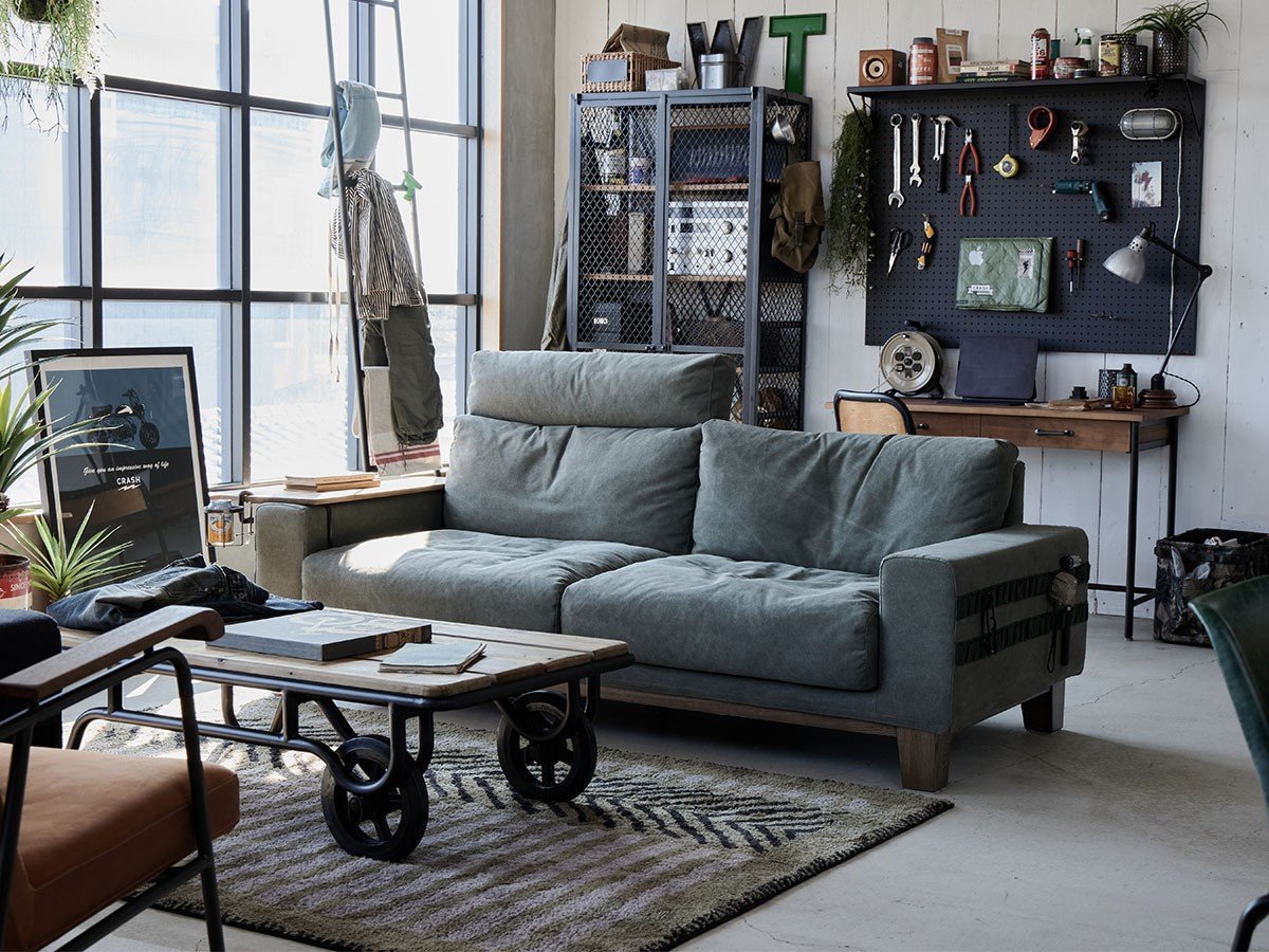 【クラッシュゲート/CRASH GATE / GOODS】のBARRETT SOFA / バレット 2.5人掛けソファ インテリア・キッズ・メンズ・レディースファッション・服の通販 founy(ファニー) 　キャンバス　Canvas, Canvas Fabric　クッション　Cushion, Throw Pillow　テーブル　Table, Dining Table　フェザー　Feather, Feather Detail　ポーチ　Pouch, Small Case　リラックス　Relax, Relaxed Fit　ルーズ　Loose, Oversized　ループ　Loop, Loop Knit　ホーム・キャンプ・アウトドア・お取り寄せ　Home Living / Home & Lifestyle / Camping Gear / Outdoor Camping　家具・インテリア　Home Furniture & Interior. Stylish & Functional Living Spaces　ソファー　Couches & Sofas　参考イメージ|ID: prp329100004885899 ipo3291000000036475534