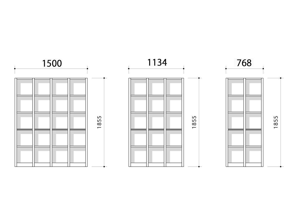 【フライミー ヴェール/FLYMEe vert / GOODS】のYSF SYSTEM SHELF / YSF システムシェルフ インテリア・キッズ・メンズ・レディースファッション・服の通販 founy(ファニー) 　シンプル　Simple, Minimal　スクエア　Square, Square Shape　雑誌　Magazine, Fashion Magazine　ホーム・キャンプ・アウトドア・お取り寄せ　Home Living / Home & Lifestyle / Camping Gear / Outdoor Camping　家具・インテリア　Home Furniture & Interior. Stylish & Functional Living Spaces　収納家具・キャビネット　Storage Furniture　シェルフ・オープンラック・収納棚　Open Shelf Rack　寸法図「5段」|ID: prp329100004886232 ipo3291000000036480309