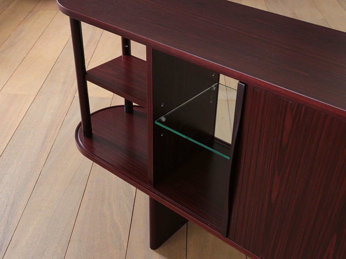 【アキ プラス/AKI+ / GOODS】のJYABARA Flat Wide / ジャバラ フラットワイド インテリア・キッズ・メンズ・レディースファッション・服の通販 founy(ファニー) 　ウッド　Wooden Design　ガラス　Glass, Glassware　コレクション　Collection, Seasonal Line　フラット　Flat, Flat Shoes　ローズ　Rose, Rose Motif　ワイド　Wide, Wide Fit　エレガント 上品　Elegant　ホーム・キャンプ・アウトドア・お取り寄せ　Home Living / Home & Lifestyle / Camping Gear / Outdoor Camping　家具・インテリア　Home Furniture & Interior. Stylish & Functional Living Spaces　収納家具・キャビネット　Storage Furniture　収納キャビネット・扉付き棚　Cabinet / Storage Cabinet　ホーム・キャンプ・アウトドア・お取り寄せ　Home Living / Home & Lifestyle / Camping Gear / Outdoor Camping　家具・インテリア　Home Furniture & Interior. Stylish & Functional Living Spaces　収納家具・キャビネット　Storage Furniture　サイドボード・リビング収納　Cabinet / Storage Cabinet　左右、中央の棚板は可動式です。|ID: prp329100004886322 ipo3291000000036481970