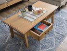 【ノラ/nora / GOODS】のHELLEMA CENTER TABLE / ヘレマ センターテーブル 引出しは前後どちらからでも引き出せます。|ID: prp329100004886530 ipo3291000000036484017