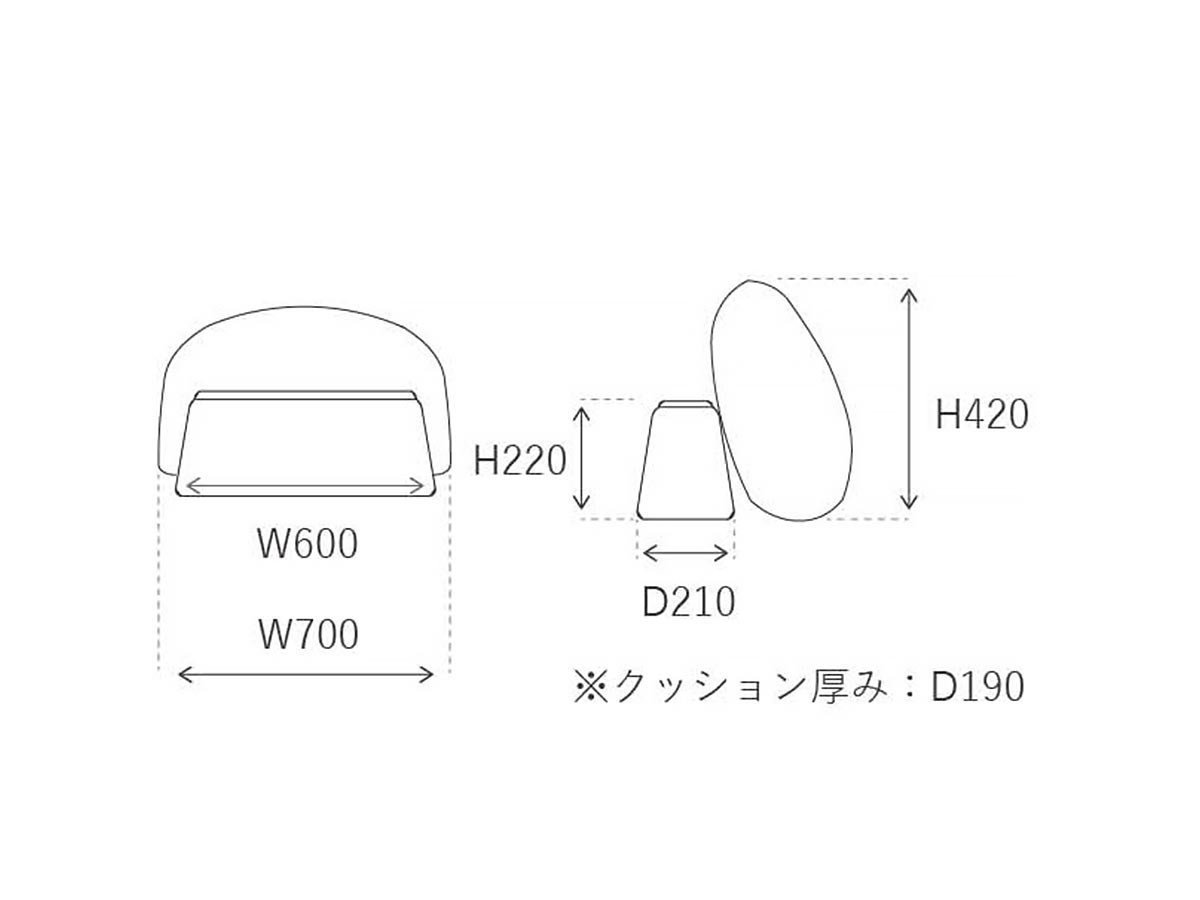 【ノラ/nora / GOODS】のMOKE COUCH / モーク カウチセット インテリア・キッズ・メンズ・レディースファッション・服の通販 founy(ファニー) クッション Cushion, Throw Pillow フレーム Frame, Outline おすすめ Recommended / Our Picks ホーム・キャンプ・アウトドア・お取り寄せ Home Living / Home & Lifestyle / Camping Gear / Outdoor Camping 家具・インテリア Home Furniture & Interior. Stylish & Functional Living Spaces その他 インテリア雑貨、家具 Home Decor & Furniture Extras 「バックレストM」寸法図|ID: prp329100004889795 ipo3291000000036537721