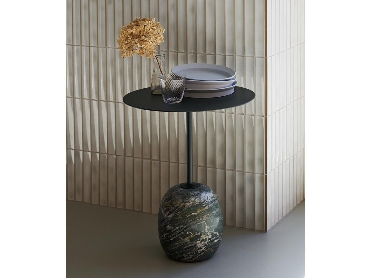 【アンドトラディション/&Tradition / GOODS】のLato Table Oval LN9 / ラト テーブル オーバル LN9 インテリア・キッズ・メンズ・レディースファッション・服の通販 founy(ファニー) 　送料無料　Free Shipping　ウッド　Wooden Design　オーバル　Oval Design　グラフィック　Graphic, Graphic Design　シンプル　Simple, Minimal　スリム　Slim, Slim Fit　テーブル　Table, Dining Table　バランス　Balance, Style Balance　フォルム　Silhouette, Form　ホーム・キャンプ・アウトドア・お取り寄せ　Home Living / Home & Lifestyle / Camping Gear / Outdoor Camping　家具・インテリア　Home Furniture & Interior. Stylish & Functional Living Spaces　テーブル　Dining, Coffee & Side Tables　サイドテーブル・ナイトテーブル　Side & End Tables　ディープグリーン / ヴェルデアルピマーブル|ID: prp329100004889840 ipo3291000000036538180