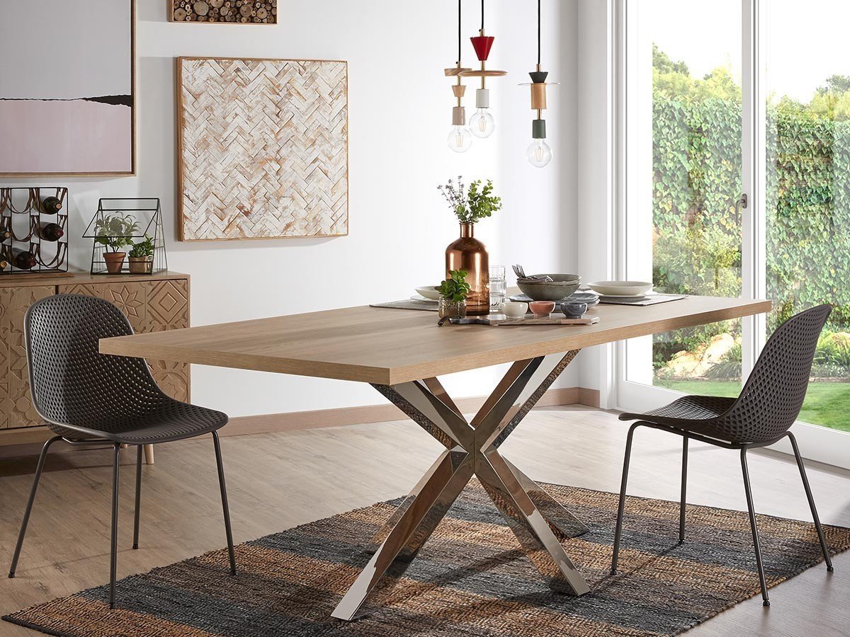 【ラフォーマ/LaForma / GOODS】のQUINBY / クインビー チェア インテリア・キッズ・メンズ・レディースファッション・服の通販 founy(ファニー) 　送料無料　Free Shipping　シンプル　Simple, Minimal　メッシュ　Mesh, Net Fabric　モダン　Modern, Contemporary　ホーム・キャンプ・アウトドア・お取り寄せ　Home Living / Home & Lifestyle / Camping Gear / Outdoor Camping　家具・インテリア　Home Furniture & Interior. Stylish & Functional Living Spaces　チェア・椅子　Seating & Chairs　ダイニングチェア・木製チェア　Dining Chairs　グレー|ID: prp329100004889917 ipo3291000000036539384