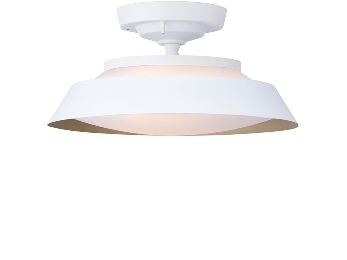 【フライミー ノワール/FLYMEe Noir / GOODS】のLED Ceiling Lamp / LED シーリングランプ #116826 インテリア・キッズ・メンズ・レディースファッション・服の通販 founy(ファニー) 　送料無料　Free Shipping　クラシカル　Classical, Vintage-Inspired　軽量　Lightweight, Ultra Light　ホーム・キャンプ・アウトドア・お取り寄せ　Home Living / Home & Lifestyle / Camping Gear / Outdoor Camping　家具・インテリア　Home Furniture & Interior. Stylish & Functional Living Spaces　ライト・照明　Lamps & Lighting Fixtures　シーリングライト・天井照明　Ceiling Light / Flush Mount Light　本体ホワイト、シェード:メタルシェード(ホワイト + ゴールド)|ID: prp329100004890040 ipo3291000000036540845