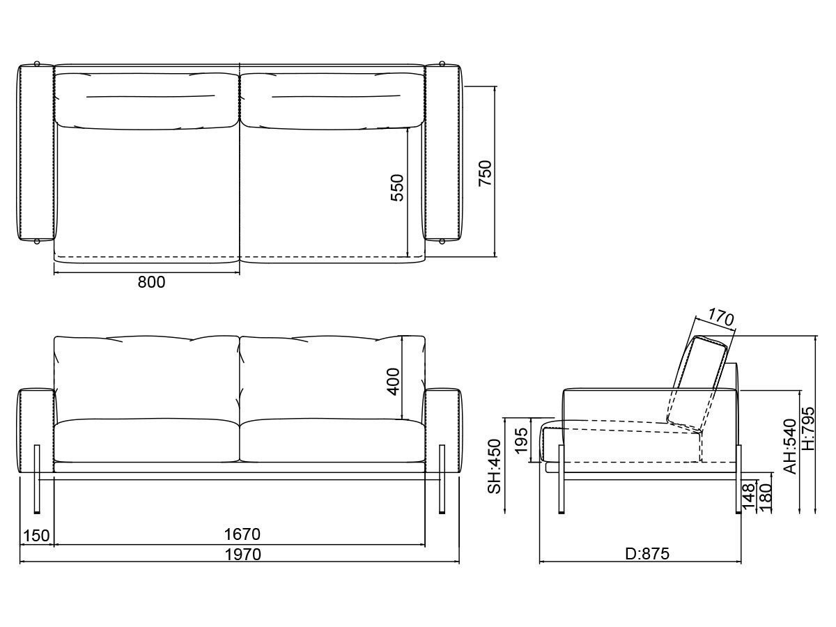 【コタン/cotan / GOODS】のCLAUS / クラウス ソファ インテリア・キッズ・メンズ・レディースファッション・服の通販 founy(ファニー) クッション Cushion, Throw Pillow シンプル Simple, Minimal フィット Fit, Slim Fit フォーム Form ベーシック Basic, Essential リラックス Relax, Relaxed Fit ホーム・キャンプ・アウトドア・お取り寄せ Home Living / Home & Lifestyle / Camping Gear / Outdoor Camping 家具・インテリア Home Furniture & Interior. Stylish & Functional Living Spaces その他 インテリア雑貨、家具 Home Decor & Furniture Extras 「3シート」寸法図|ID: prp329100004890134 ipo3291000000036542139