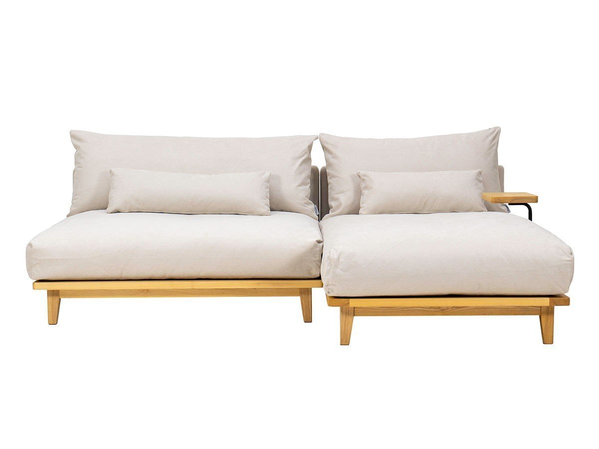 【フミ/Fumi / GOODS】の幸せになるソファ / 幸せになるソファ ワイド + ロング インテリア・キッズ・メンズ・レディースファッション・服の通販 founy(ファニー) 　クッション　Cushion, Throw Pillow　スマート　Smart, Elegant　テーブル　Table, Dining Table　フェザー　Feather, Feather Detail　フェルト　Felt, Felt Fabric　ロング　Long, Long-Length　ワイド　Wide, Wide Fit　おすすめ　Recommended / Our Picks　ホーム・キャンプ・アウトドア・お取り寄せ　Home Living / Home & Lifestyle / Camping Gear / Outdoor Camping　家具・インテリア　Home Furniture & Interior. Stylish & Functional Living Spaces　その他 インテリア雑貨、家具　Home Decor & Furniture Extras　張地:ベージュ(FLYMEe限定)、肘用テーブル:肘用テーブル1点追加|ID: prp329100004890141 ipo3291000000036542264