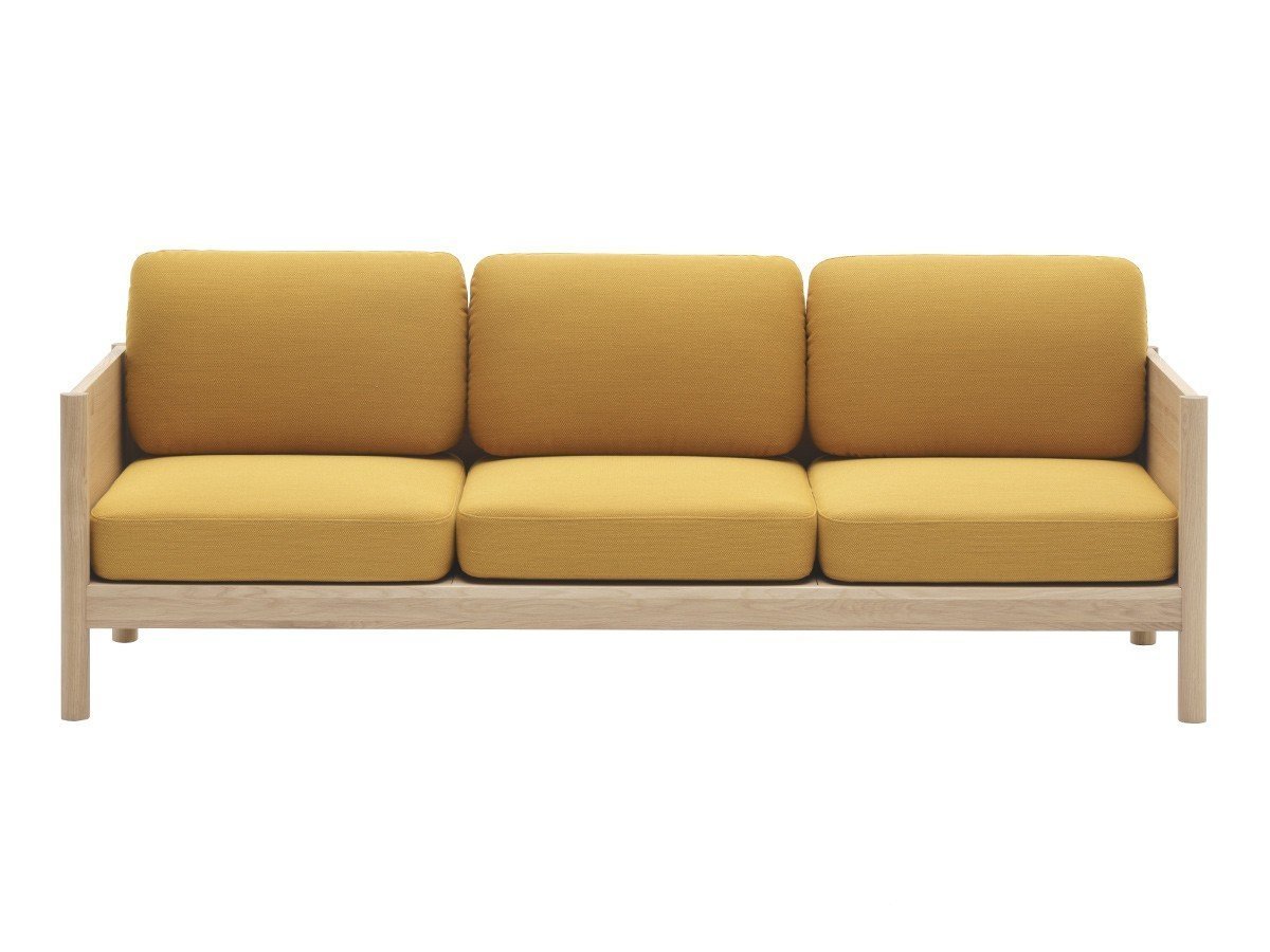 【カリモクニュースタンダード/KARIMOKU NEW STANDARD / GOODS】のCASTOR LOBBY SOFA 3-SEATER / キャストール ロビーソファー 3シーター インテリア・キッズ・メンズ・レディースファッション・服の通販 founy(ファニー) エレガント 上品 Elegant クッション Cushion, Throw Pillow テーブル Table, Dining Table ファブリック Fabric, Textile フレーム Frame, Outline ホーム・キャンプ・アウトドア・お取り寄せ Home Living / Home & Lifestyle / Camping Gear / Outdoor Camping 家具・インテリア Home Furniture & Interior. Stylish & Functional Living Spaces ソファー Couches & Sofas 張地:B944 ダークイエロー(クヴァドラ・スティールカット トリオ 3)|ID: prp329100004890240 ipo3291000000036543820