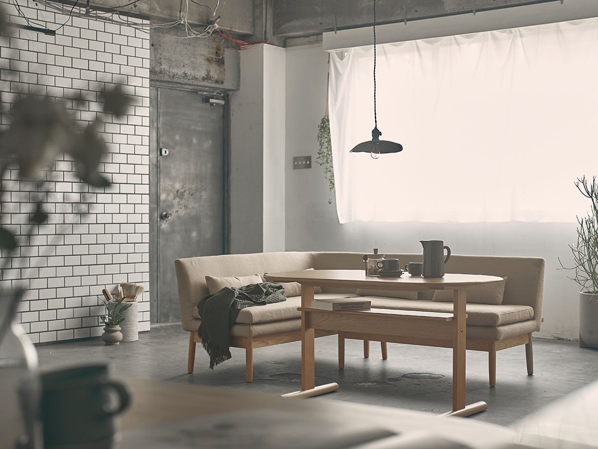 【シーヴ/SIEVE / GOODS】のround living dining sofa one arm / ラウンド リビングダイニングソファ 片肘 インテリア・キッズ・メンズ・レディースファッション・服の通販 founy(ファニー) 　クッション　Cushion, Throw Pillow　クラシック　Classic, Timeless Style　バランス　Balance, Style Balance　ファブリック　Fabric, Textile　フォルム　Silhouette, Form　モダン　Modern, Contemporary　ラウンド　Round, Round Neck　ホーム・キャンプ・アウトドア・お取り寄せ　Home Living / Home & Lifestyle / Camping Gear / Outdoor Camping　家具・インテリア　Home Furniture & Interior. Stylish & Functional Living Spaces　ソファー　Couches & Sofas　張地:サンドベージュ、肘の位置:左肘|ID: prp329100004890241 ipo3291000000036543838