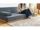 【フミ/Fumi / GOODS】のながら時間を楽しむソファ / ながら時間を楽しむソファ 付属のロータイプ脚を使えば、ローソファ(座面高18cm)としてもお使いになれます。|ID: prp329100004890267 ipo3291000000036544417