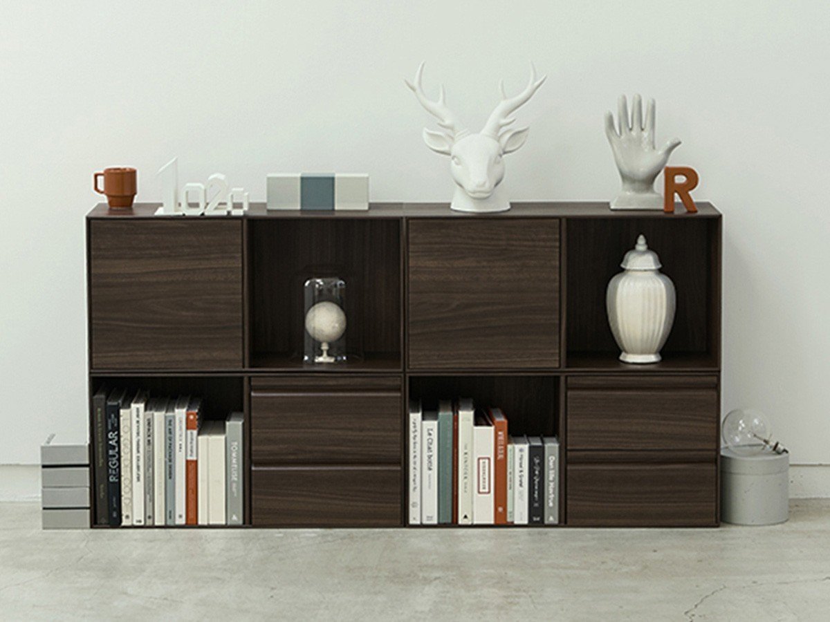 【フライミー ベーシック/FLYMEe BASIC / GOODS】のStorage Box / ストレージボックス コンビネーションC インテリア・キッズ・メンズ・レディースファッション・服の通販 founy(ファニー) インナー Innerwear シンプル Simple, Minimal スクエア Square, Square Shape フレーム Frame, Outline ボックス Boxy, Box Shape モダン Modern, Contemporary 送料無料 Free Shipping ホーム・キャンプ・アウトドア・お取り寄せ Home Living / Home & Lifestyle / Camping Gear / Outdoor Camping 家具・インテリア Home Furniture & Interior. Stylish & Functional Living Spaces 収納家具・キャビネット Storage Furniture シェルフ・オープンラック・収納棚 Open Shelf Rack ブラックウォールナット柄|ID: prp329100004890285 ipo3291000000036544743