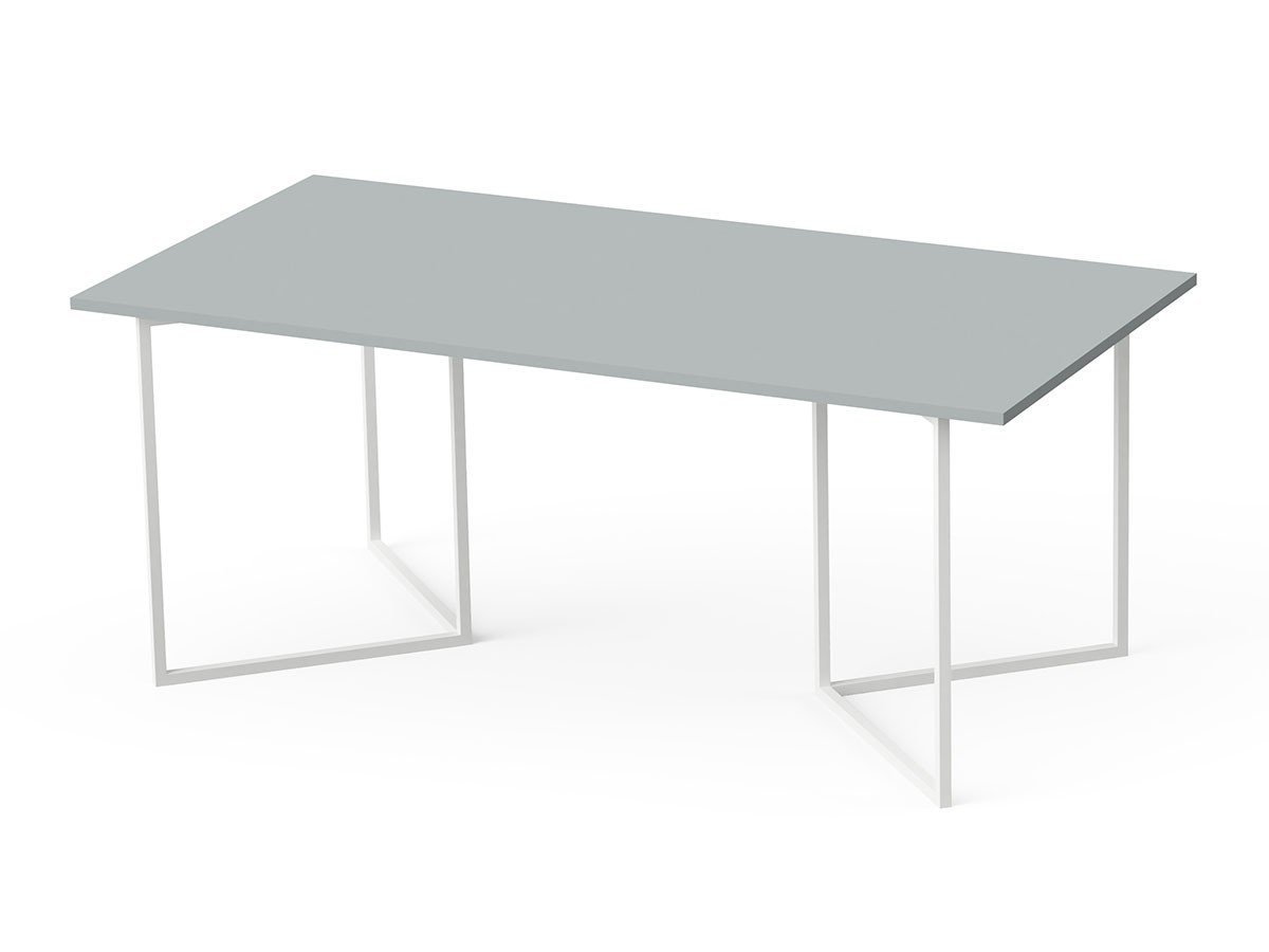 【スティール/stiiilll / GOODS】のTable Set / テーブルセット メラミン天板 + スチール脚 L インテリア・キッズ・メンズ・レディースファッション・服の通販 founy(ファニー) 　シンプル　Simple, Minimal　スリム　Slim, Slim Fit　テーブル　Table, Dining Table　デスク　Desk, Work Desk　フラット　Flat, Flat Shoes　ホーム・キャンプ・アウトドア・お取り寄せ　Home Living / Home & Lifestyle / Camping Gear / Outdoor Camping　家具・インテリア　Home Furniture & Interior. Stylish & Functional Living Spaces　テーブル　Dining, Coffee & Side Tables　ダイニングテーブル・食卓テーブル　Dining Tables　天板グレー、脚部ホワイト|ID: prp329100004895843 ipo3291000000036602515