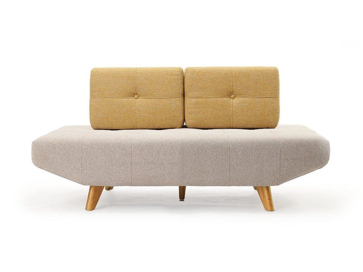 【ジャーナルスタンダード ファニチャー/journal standard Furniture / GOODS】のPLAYA SOFA / プラヤ ソファ ベース 幅154.5cm + 背クッション S 2点 インテリア・キッズ・メンズ・レディースファッション・服の通販 founy(ファニー) クッション Cushion, Throw Pillow シンプル Simple, Minimal フォルム Silhouette, Form ホーム・キャンプ・アウトドア・お取り寄せ Home Living / Home & Lifestyle / Camping Gear / Outdoor Camping 家具・インテリア Home Furniture & Interior. Stylish & Functional Living Spaces ソファー Couches & Sofas ベース張地:ベージュ、背クッション張地:イエロー|ID: prp329100004895963 ipo3291000000036604614