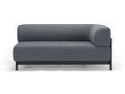【カリモクニュースタンダード/KARIMOKU NEW STANDARD / GOODS】のELEPHANT SOFA 2-SEATER CORNER / エレファントソファー 2人掛 コーナー 張地:B746 マシン(マハラム・モード)、肘位置:左肘、フレームブラック|ID: prp329100004895971 ipo3291000000036604878
