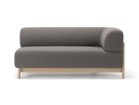 【カリモクニュースタンダード/KARIMOKU NEW STANDARD / GOODS】のELEPHANT SOFA 2-SEATER CORNER / エレファントソファー 2人掛 コーナー 張地:B973 ウォームグレー(クヴァドラ・コーダ 2)、肘位置:左肘、フレームペールナチュラル|ID: prp329100004895971 ipo3291000000036604880