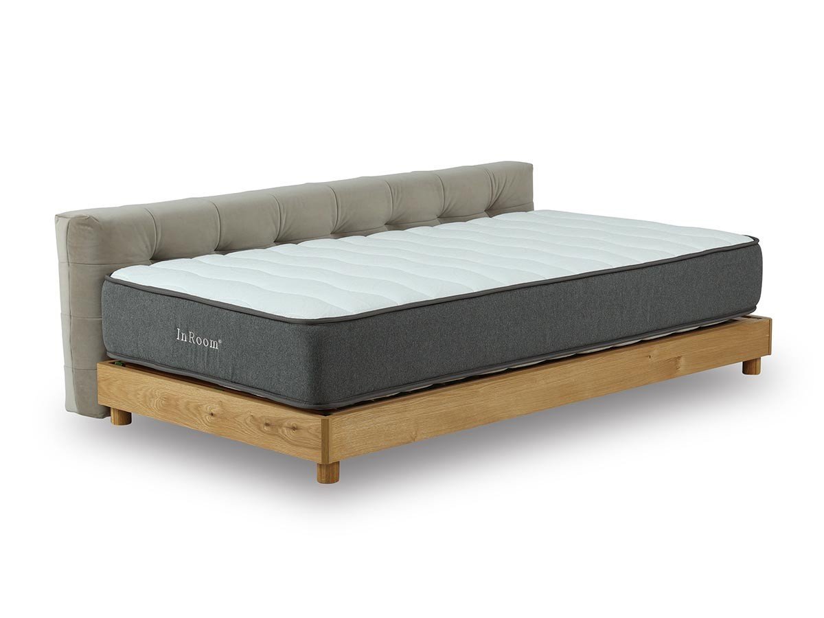 【インルーム/InRoom / GOODS】のNATARISU BED / ナタリス ベッドフレーム 木脚 インテリア・キッズ・メンズ・レディースファッション・服の通販 founy(ファニー) 　ウッド　Wooden Design　クッション　Cushion, Throw Pillow　シンプル　Simple, Minimal　スプリング　Spring, Spring Collection　ダブル　Double, Double-Breasted　フレーム　Frame, Outline　ベルベット　Velvet, Velvety　ホーム・キャンプ・アウトドア・お取り寄せ　Home Living / Home & Lifestyle / Camping Gear / Outdoor Camping　家具・インテリア　Home Furniture & Interior. Stylish & Functional Living Spaces　ベッド　Modern Beds for Every Room　シングルベッド・1人用ベッド　Single Bed　ホーム・キャンプ・アウトドア・お取り寄せ　Home Living / Home & Lifestyle / Camping Gear / Outdoor Camping　家具・インテリア　Home Furniture & Interior. Stylish & Functional Living Spaces　ベッド　Modern Beds for Every Room　セミダブルベッド　Small Double Bed / Three-Quarter Bed　ホーム・キャンプ・アウトドア・お取り寄せ　Home Living / Home & Lifestyle / Camping Gear / Outdoor Camping　家具・インテリア　Home Furniture & Interior. Stylish & Functional Living Spaces　ベッド　Modern Beds for Every Room　ダブルベッド・2人用ベッド　Double Bed / Full Size Bed　サイズ:シングル、クッションボード:サイドクッション追加|ID: prp329100004896142 ipo3291000000036607202