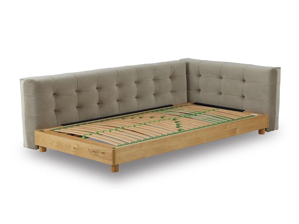 【インルーム/InRoom / GOODS】のNATARISU BED / ナタリス ベッドフレーム 木脚 インテリア・キッズ・メンズ・レディースファッション・服の通販 founy(ファニー) 　ウッド　Wooden Design　クッション　Cushion, Throw Pillow　シンプル　Simple, Minimal　スプリング　Spring, Spring Collection　ダブル　Double, Double-Breasted　フレーム　Frame, Outline　ベルベット　Velvet, Velvety　ホーム・キャンプ・アウトドア・お取り寄せ　Home Living / Home & Lifestyle / Camping Gear / Outdoor Camping　家具・インテリア　Home Furniture & Interior. Stylish & Functional Living Spaces　ベッド　Modern Beds for Every Room　シングルベッド・1人用ベッド　Single Bed　ホーム・キャンプ・アウトドア・お取り寄せ　Home Living / Home & Lifestyle / Camping Gear / Outdoor Camping　家具・インテリア　Home Furniture & Interior. Stylish & Functional Living Spaces　ベッド　Modern Beds for Every Room　セミダブルベッド　Small Double Bed / Three-Quarter Bed　ホーム・キャンプ・アウトドア・お取り寄せ　Home Living / Home & Lifestyle / Camping Gear / Outdoor Camping　家具・インテリア　Home Furniture & Interior. Stylish & Functional Living Spaces　ベッド　Modern Beds for Every Room　ダブルベッド・2人用ベッド　Double Bed / Full Size Bed　クッションボード:L字クッション追加|ID: prp329100004896142 ipo3291000000036607215