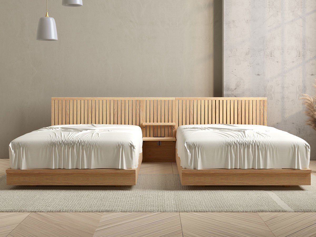 【インルーム/InRoom / GOODS】のMERAKI BED / メラキ ベッドフレーム インテリア・キッズ・メンズ・レディースファッション・服の通販 founy(ファニー) 　シンプル　Simple, Minimal　スマート　Smart, Elegant　ダブル　Double, Double-Breasted　バランス　Balance, Style Balance　フレーム　Frame, Outline　モダン　Modern, Contemporary　ホーム・キャンプ・アウトドア・お取り寄せ　Home Living / Home & Lifestyle / Camping Gear / Outdoor Camping　家具・インテリア　Home Furniture & Interior. Stylish & Functional Living Spaces　ベッド　Modern Beds for Every Room　シングルベッド・1人用ベッド　Single Bed　ホーム・キャンプ・アウトドア・お取り寄せ　Home Living / Home & Lifestyle / Camping Gear / Outdoor Camping　家具・インテリア　Home Furniture & Interior. Stylish & Functional Living Spaces　ベッド　Modern Beds for Every Room　セミダブルベッド　Small Double Bed / Three-Quarter Bed　ホーム・キャンプ・アウトドア・お取り寄せ　Home Living / Home & Lifestyle / Camping Gear / Outdoor Camping　家具・インテリア　Home Furniture & Interior. Stylish & Functional Living Spaces　ベッド　Modern Beds for Every Room　ダブルベッド・2人用ベッド　Double Bed / Full Size Bed　組合せ例:ベッド(シングル)× 2、ベッドサイドパネル|ID: prp329100004896168 ipo3291000000036607430