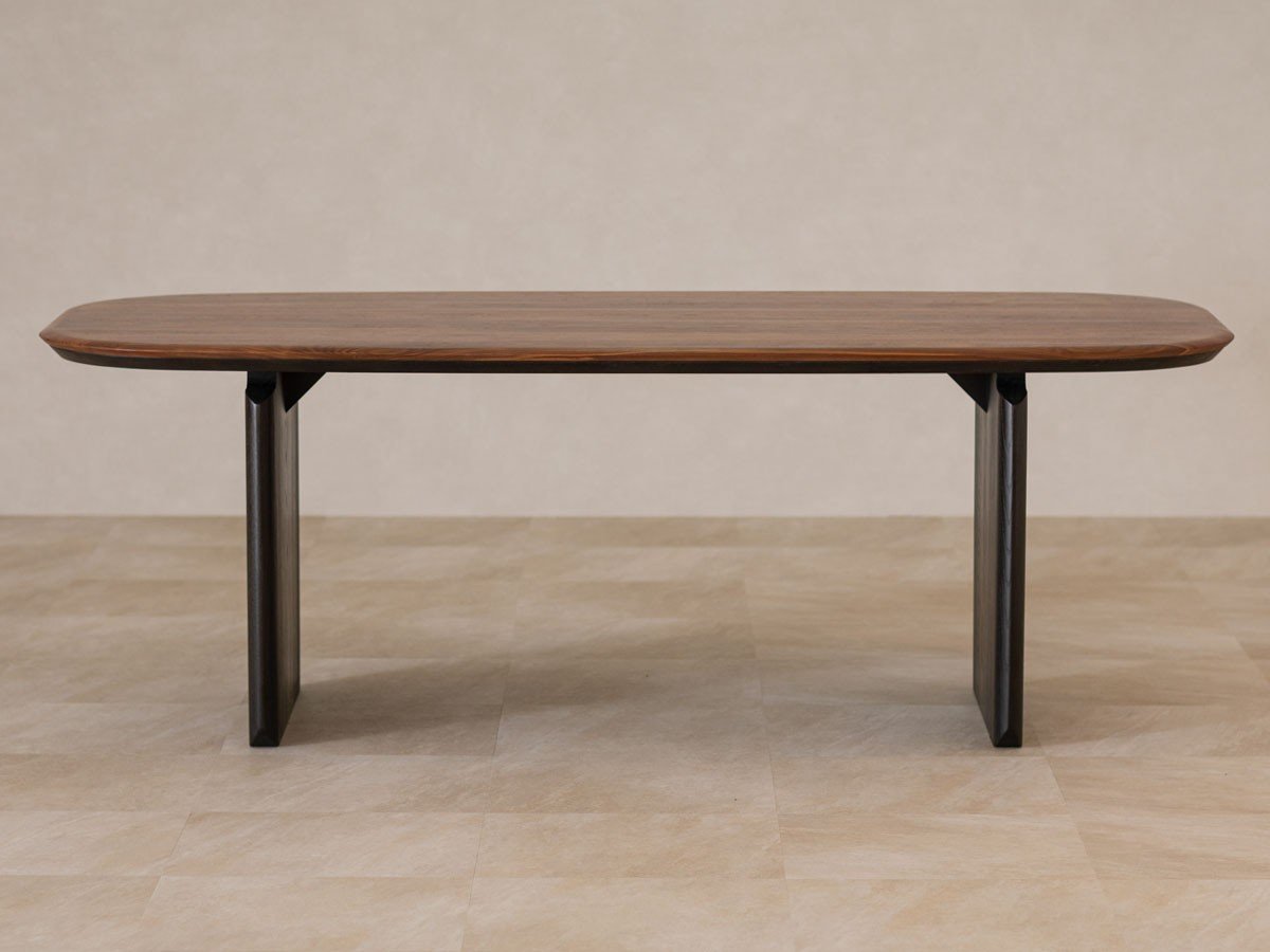 【フライミー ジャパン スタイル/FLYMEe Japan-Style / GOODS】のDINING TABLE / ダイニングテーブル #117118 インテリア・キッズ・メンズ・レディースファッション・服の通販 founy(ファニー) 　なめらか　Smooth, Silky Texture　コンビ　Combo, Combination Style　テーブル　Table, Dining Table　フォルム　Silhouette, Form　ホーム・キャンプ・アウトドア・お取り寄せ　Home Living / Home & Lifestyle / Camping Gear / Outdoor Camping　家具・インテリア　Home Furniture & Interior. Stylish & Functional Living Spaces　テーブル　Dining, Coffee & Side Tables　ダイニングテーブル・食卓テーブル　Dining Tables　天板:ウォールナット、サイズ:幅200cm|ID: prp329100004896374 ipo3291000000036609169