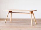 【ヒラシマ/HIRASHIMA / GOODS】のUNICA Dining Table / ウニカ ダイニングテーブル 人気、トレンドファッション・服の通販 founy(ファニー) シンプル Simple, Minimal テーブル Table, Dining Table 台形 A-Line, Trapezoid Shape ホーム・キャンプ・アウトドア・お取り寄せ Home Living / Home & Lifestyle / Camping Gear / Outdoor Camping 家具・インテリア Home Furniture & Interior. Stylish & Functional Living Spaces テーブル Dining, Coffee & Side Tables ダイニングテーブル・食卓テーブル Dining Tables thumbnail ウッド:オーク、サイズ:幅154cm|ID: prp329100004896436 ipo3291000000036609619