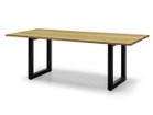 【マスターウォール/MASTERWAL / GOODS】のWILDWOOD DINING TABLE HOKKAIDO OAK / ワイルドウッド ダイニングテーブル 北海道産ナラ スチールレッグス サイズ:幅200 × 奥行85cm|ID: prp329100004896505 ipo3291000000036610082
