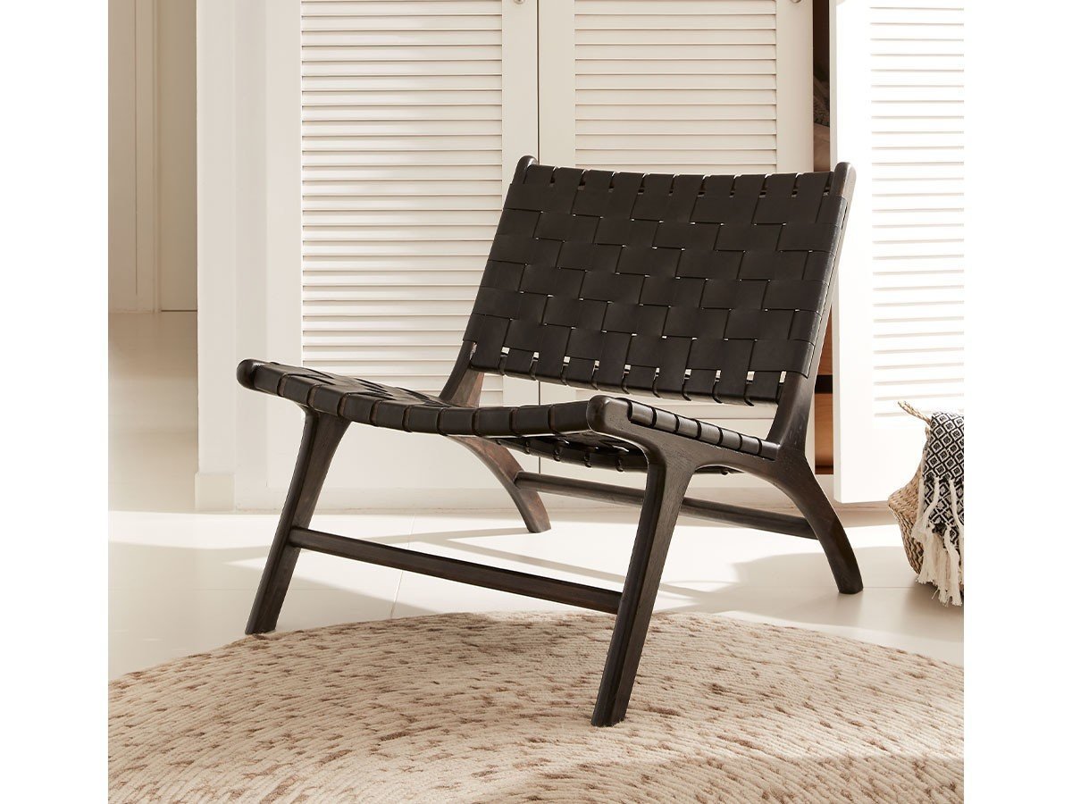 【ラフォーマ/LaForma / GOODS】のCALIXTA / カリクスタ ラウンジチェア インテリア・キッズ・メンズ・レディースファッション・服の通販 founy(ファニー) 　送料無料　Free Shipping　フレーム　Frame, Outline　モダン　Modern, Contemporary　手編み　Hand-Knitted, Handmade Knit　ホーム・キャンプ・アウトドア・お取り寄せ　Home Living / Home & Lifestyle / Camping Gear / Outdoor Camping　家具・インテリア　Home Furniture & Interior. Stylish & Functional Living Spaces　チェア・椅子　Seating & Chairs　ラウンジチェア・リクライナー　Lounge Chairs / Recliners　ブラック|ID: prp329100004896764 ipo3291000000036612327