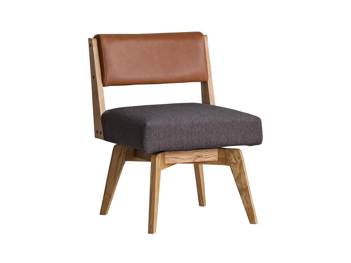 【イージーライフ/Easy Life / GOODS】のCAIN CHAIR / カイン 回転チェア 肘無(オーク材) インテリア・キッズ・メンズ・レディースファッション・服の通販 founy(ファニー) ファブリック Fabric, Textile ホーム・キャンプ・アウトドア・お取り寄せ Home Living / Home & Lifestyle / Camping Gear / Outdoor Camping 家具・インテリア Home Furniture & Interior. Stylish & Functional Living Spaces チェア・椅子 Seating & Chairs ダイニングチェア・木製チェア Dining Chairs 座面カバー:チャコールブラウン|ID: prp329100004896791 ipo3291000000036613066