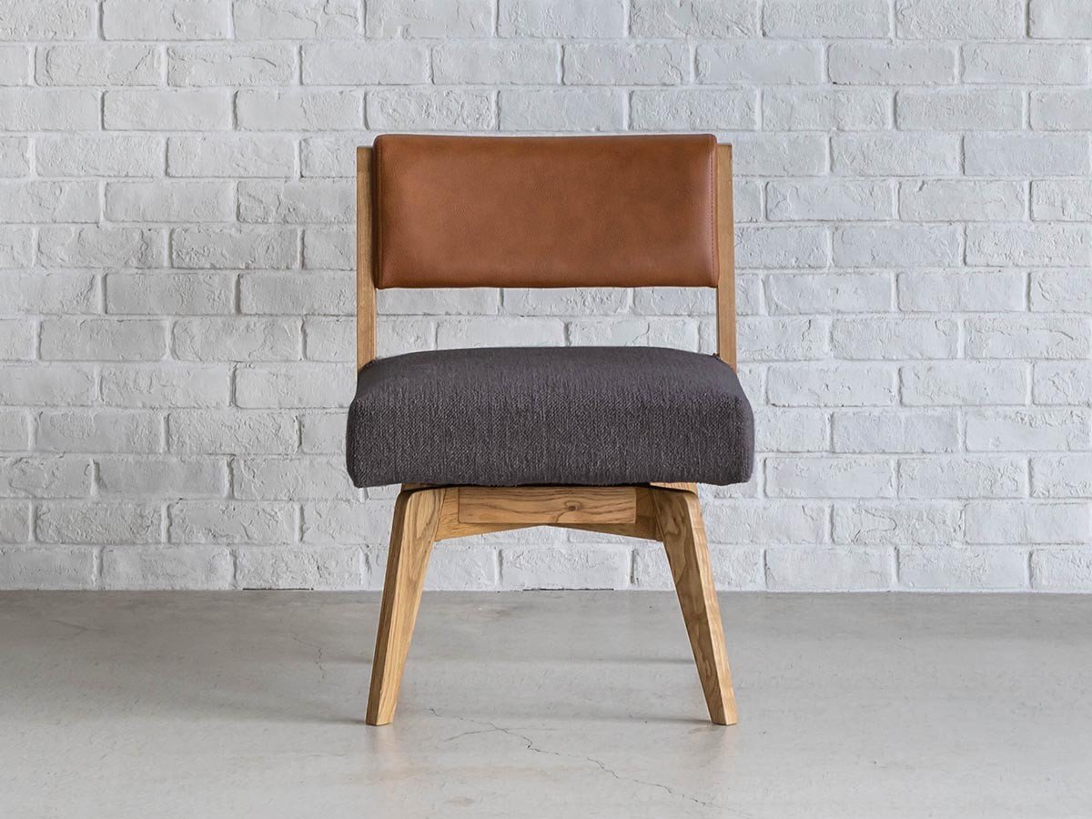 【イージーライフ/Easy Life / GOODS】のCAIN CHAIR / カイン 回転チェア 肘無(オーク材) インテリア・キッズ・メンズ・レディースファッション・服の通販 founy(ファニー) ファブリック Fabric, Textile ホーム・キャンプ・アウトドア・お取り寄せ Home Living / Home & Lifestyle / Camping Gear / Outdoor Camping 家具・インテリア Home Furniture & Interior. Stylish & Functional Living Spaces チェア・椅子 Seating & Chairs ダイニングチェア・木製チェア Dining Chairs 座面カバー:チャコールブラウン|ID: prp329100004896791 ipo3291000000036613076