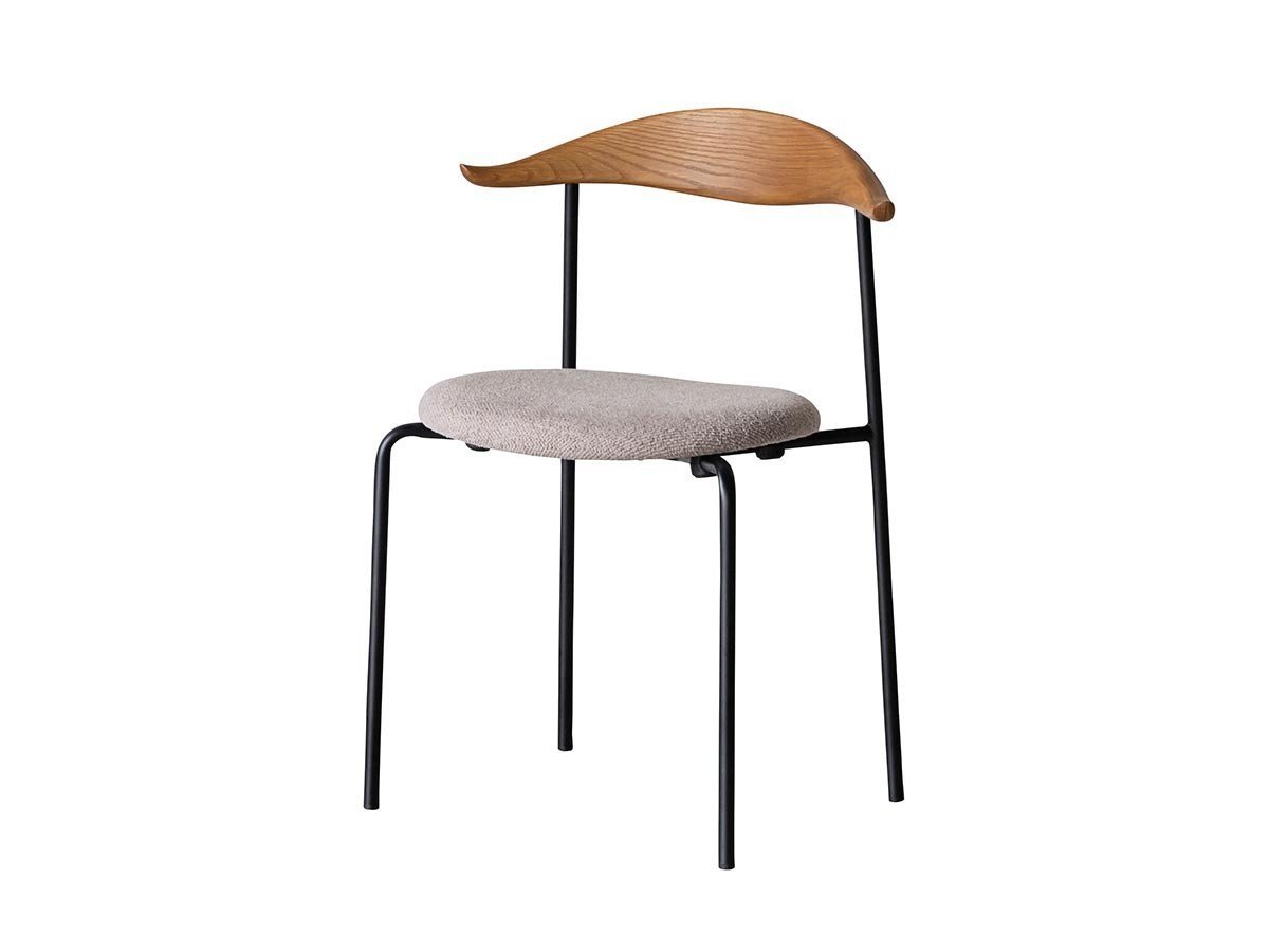 【ノル/NOR / CRASH GATE / GOODS】のRAUL CHAIR / ラウル チェア 張座 インテリア・キッズ・メンズ・レディースファッション・服の通販 founy(ファニー) 　フォルム　Silhouette, Form　フォーム　Form　ホーム・キャンプ・アウトドア・お取り寄せ　Home Living / Home & Lifestyle / Camping Gear / Outdoor Camping　家具・インテリア　Home Furniture & Interior. Stylish & Functional Living Spaces　チェア・椅子　Seating & Chairs　ダイニングチェア・木製チェア　Dining Chairs　フレームブラック、張地:ベージュ|ID: prp329100004896797 ipo3291000000036613175