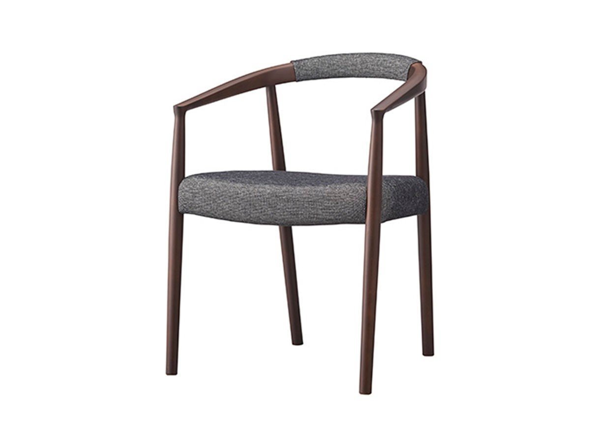 【アボール/ABORD / GOODS】のArm Chair / アームチェア W012 インテリア・キッズ・メンズ・レディースファッション・服の通販 founy(ファニー) 　送料無料　Free Shipping　スリム　Slim, Slim Fit　フレーム　Frame, Outline　ホーム・キャンプ・アウトドア・お取り寄せ　Home Living / Home & Lifestyle / Camping Gear / Outdoor Camping　家具・インテリア　Home Furniture & Interior. Stylish & Functional Living Spaces　チェア・椅子　Seating & Chairs　ダイニングチェア・木製チェア　Dining Chairs　ホーム・キャンプ・アウトドア・お取り寄せ　Home Living / Home & Lifestyle / Camping Gear / Outdoor Camping　家具・インテリア　Home Furniture & Interior. Stylish & Functional Living Spaces　チェア・椅子　Seating & Chairs　アームチェア・アクセントチェア　Armchairs & Accent Chairs　張地:モノリス CN(ランクB)、フレームW ウォールナット|ID: prp329100004896847 ipo3291000000036614701